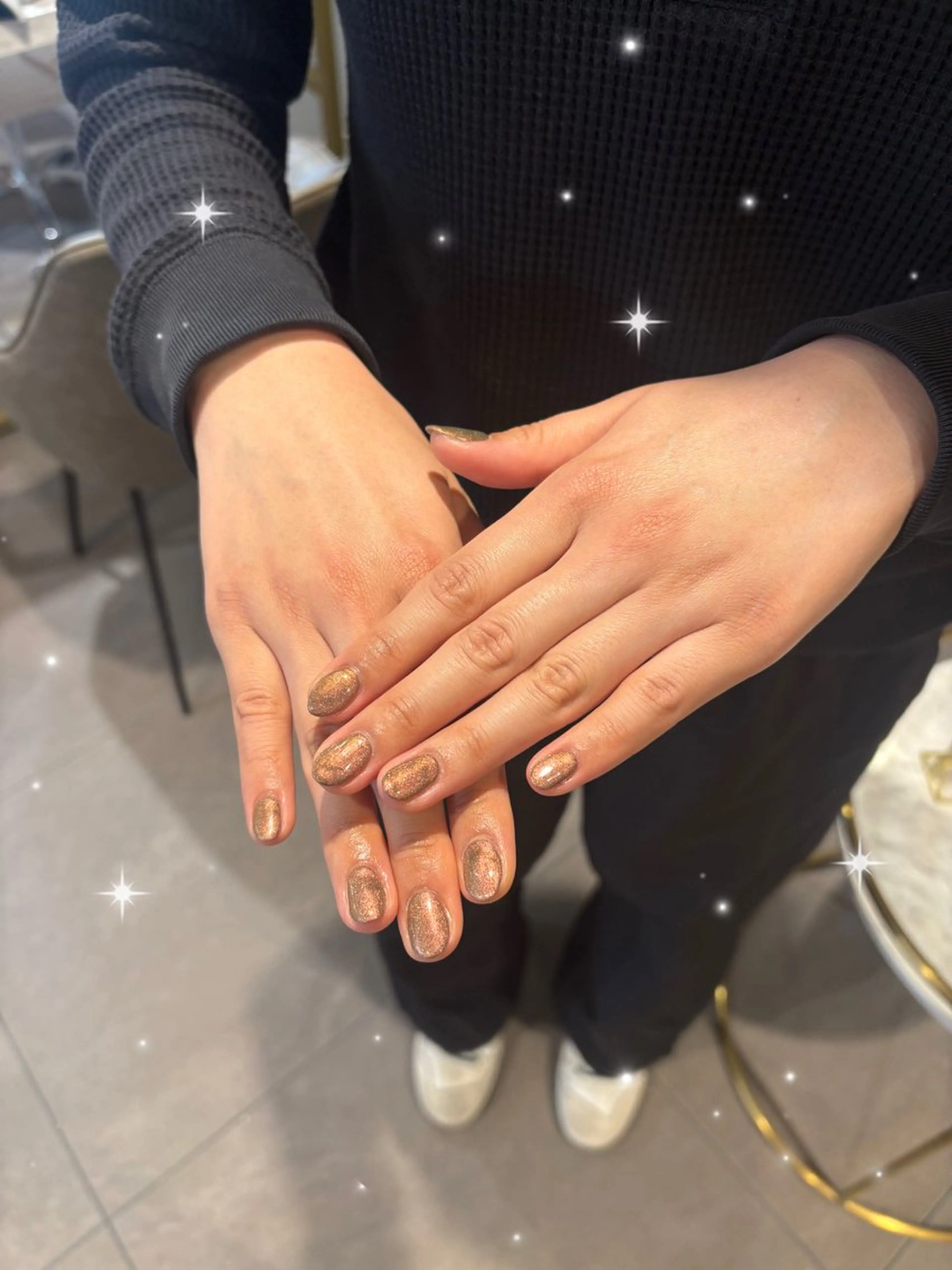 ネイル キラキラネイル ラメ(グリッター) ワンカラーネイル 🎀RinRin🎀 Nail💅二子玉川のネイルデザイン