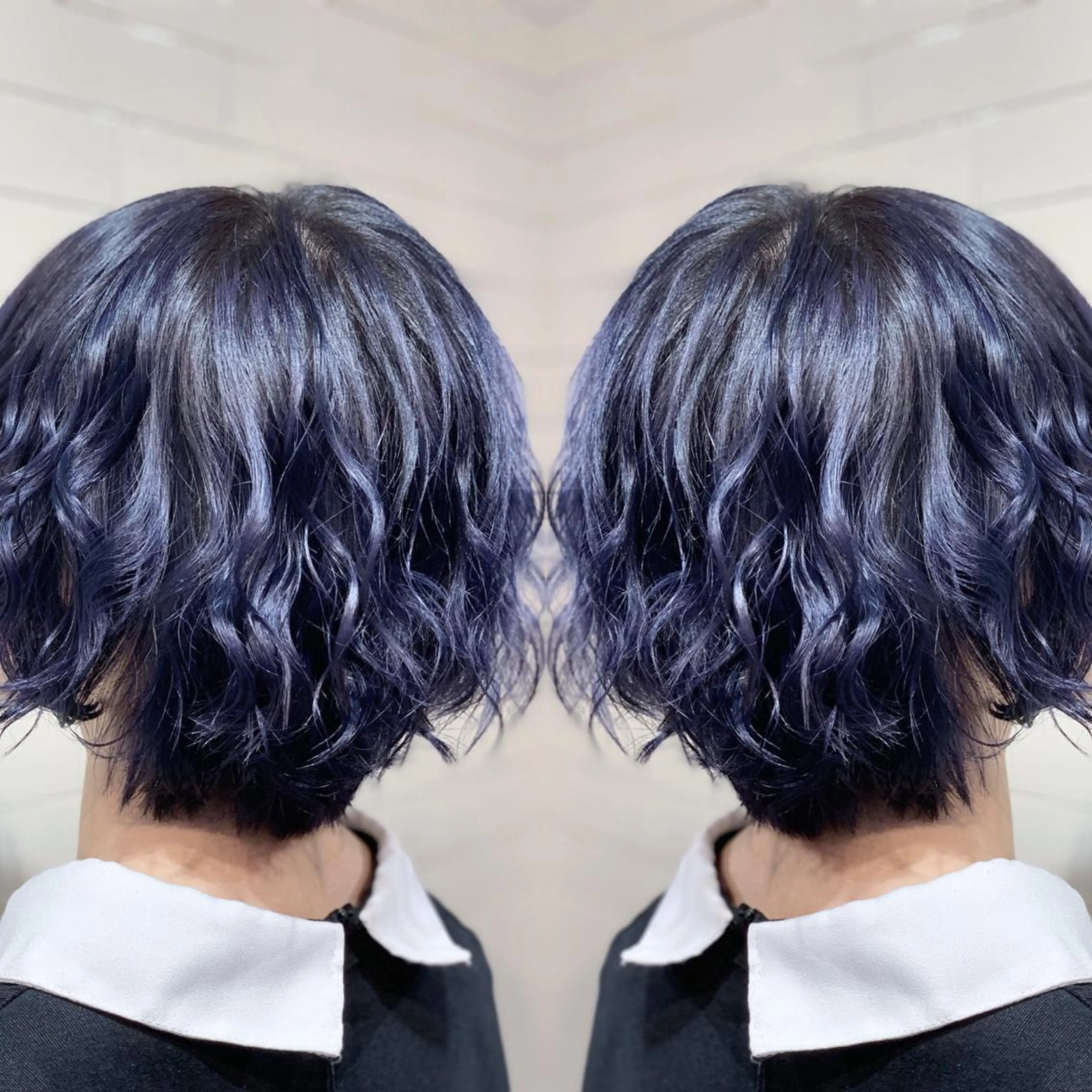 ショート カラー ヘアアレンジ 髪質改善×ハイトーン 中田啄也のヘアスタイル