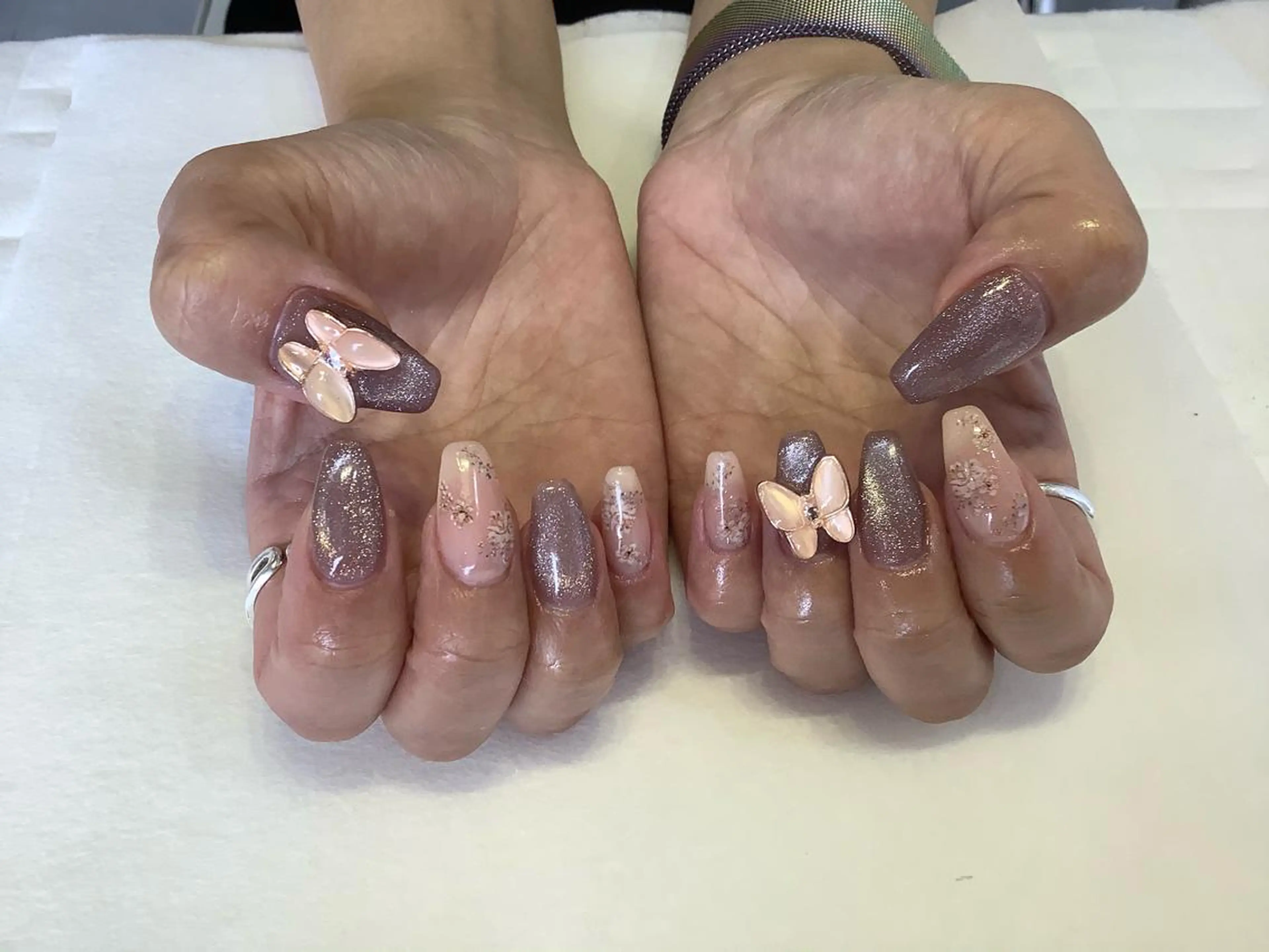 ネイル ハンドネイル 💎🐰 saki. m 🐰💎のネイルデザイン