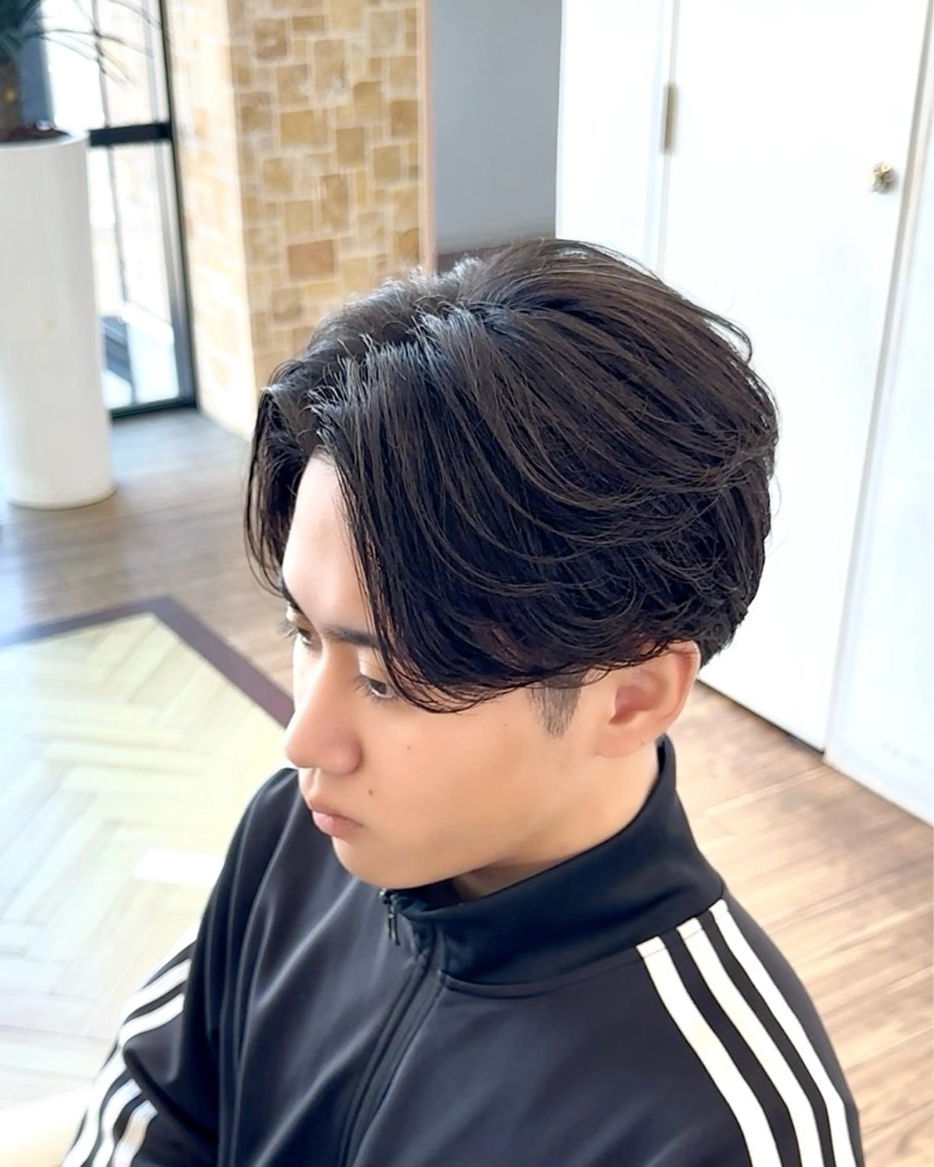 メンズ センターパート カット ☆★メンズ特化★☆ 川地由麿のヘアスタイル