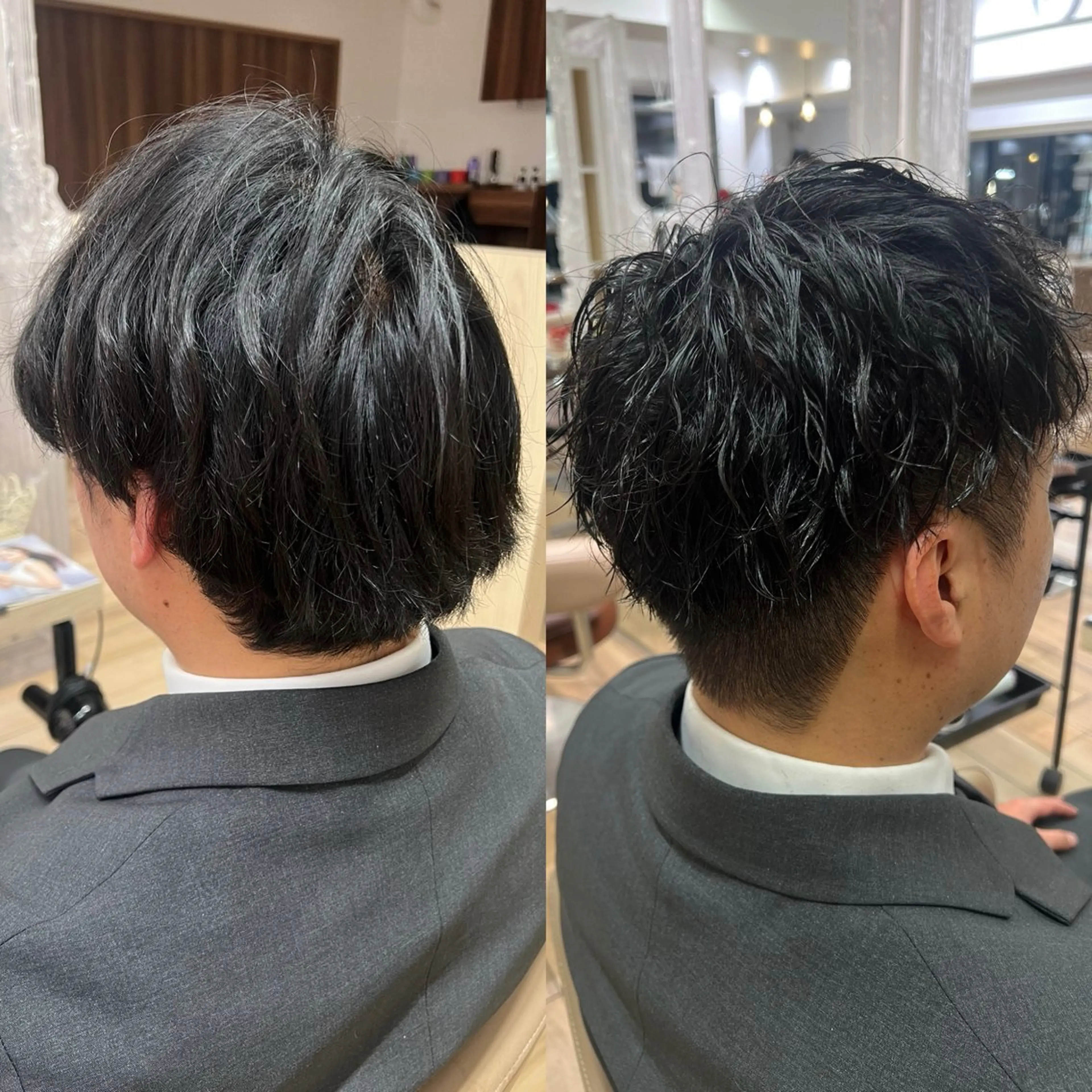パーマ メンズ カット パーマ 高橋 香奈のヘアスタイル