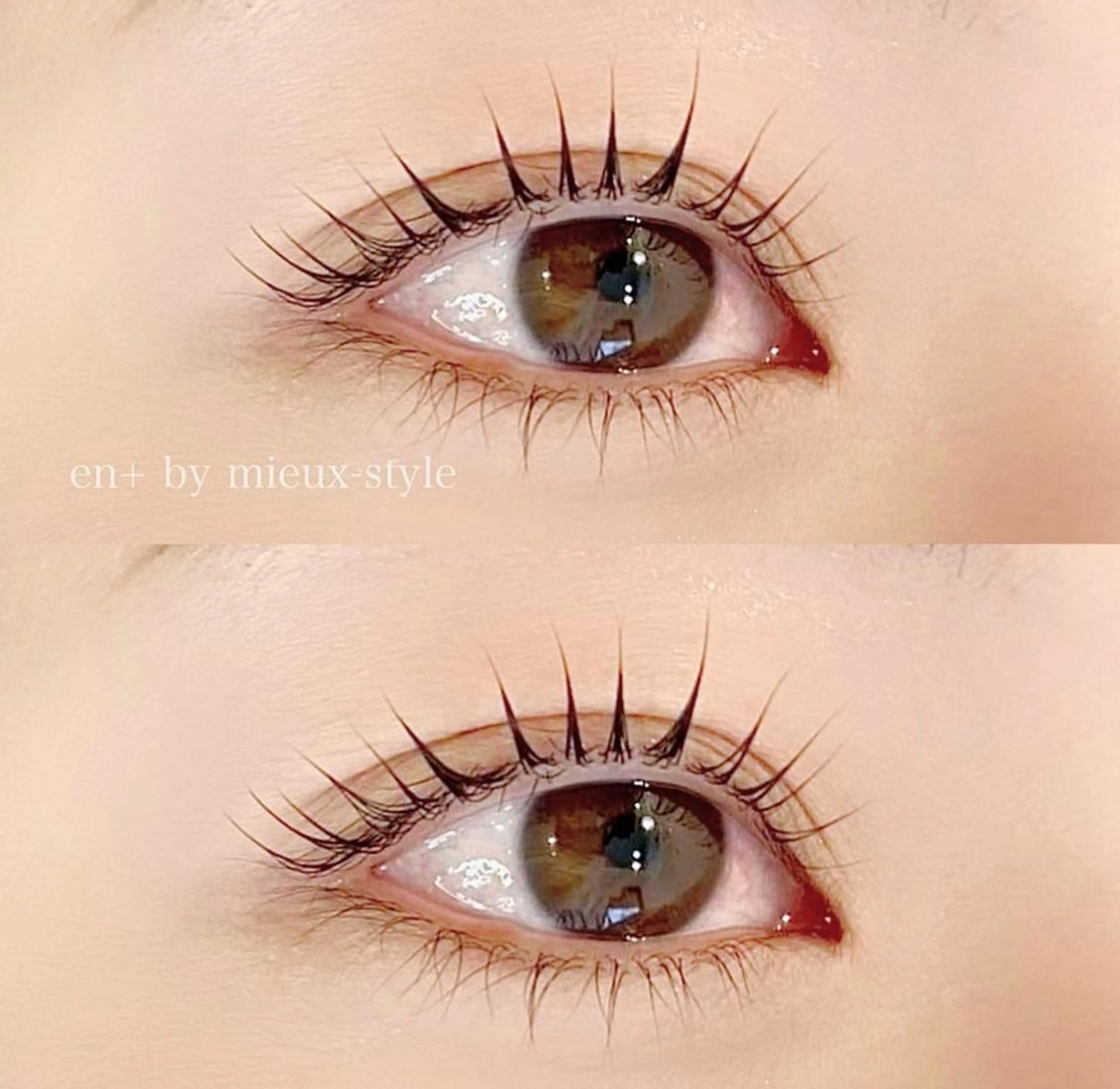 マツエク・マツパ パリジェンヌラッシュリフト Na0 .en ornerのマツエク・マツパデザイン