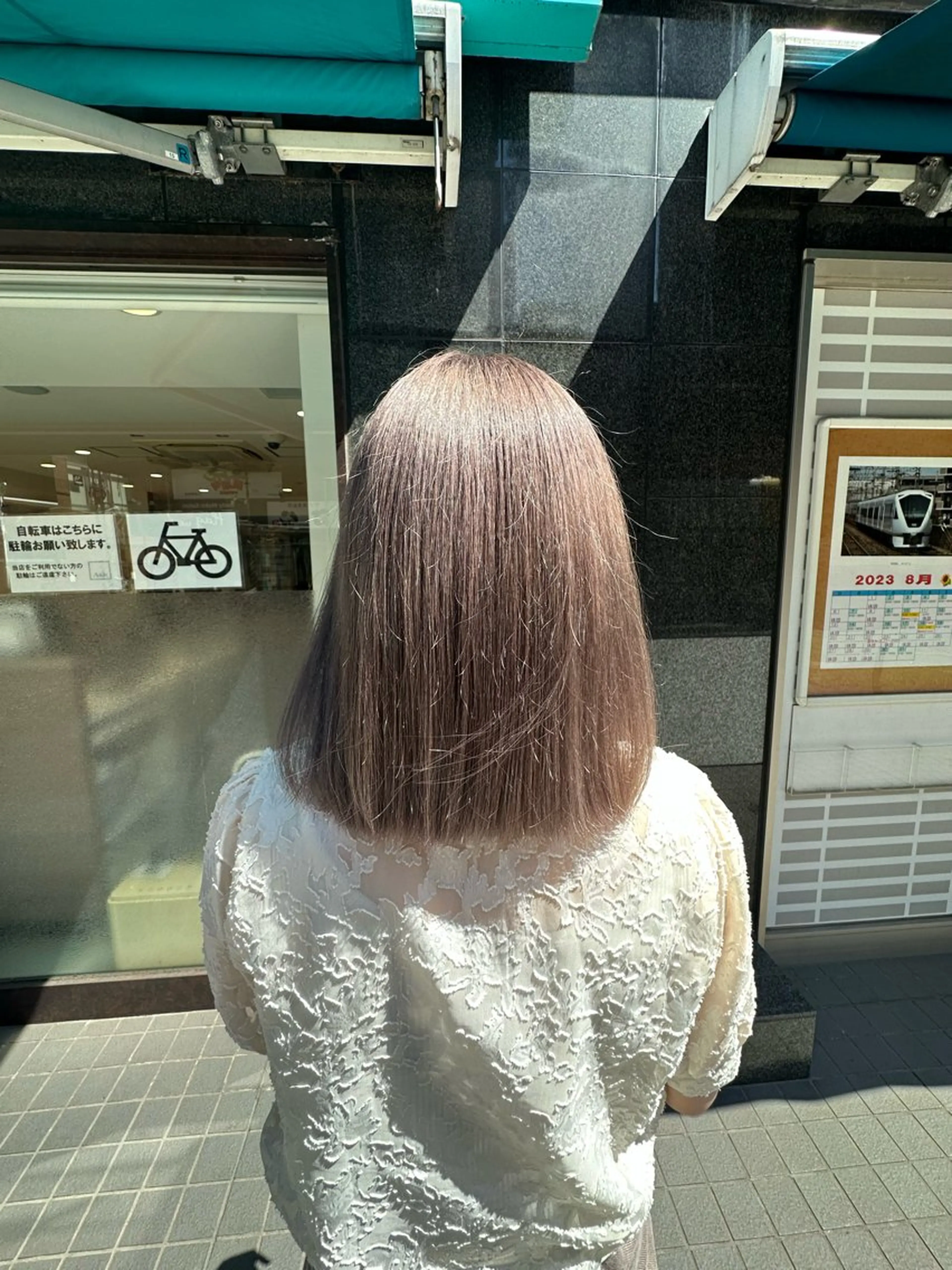 ミディアム カラー ‪❥ブリーチ💗 MIKUのヘアスタイル