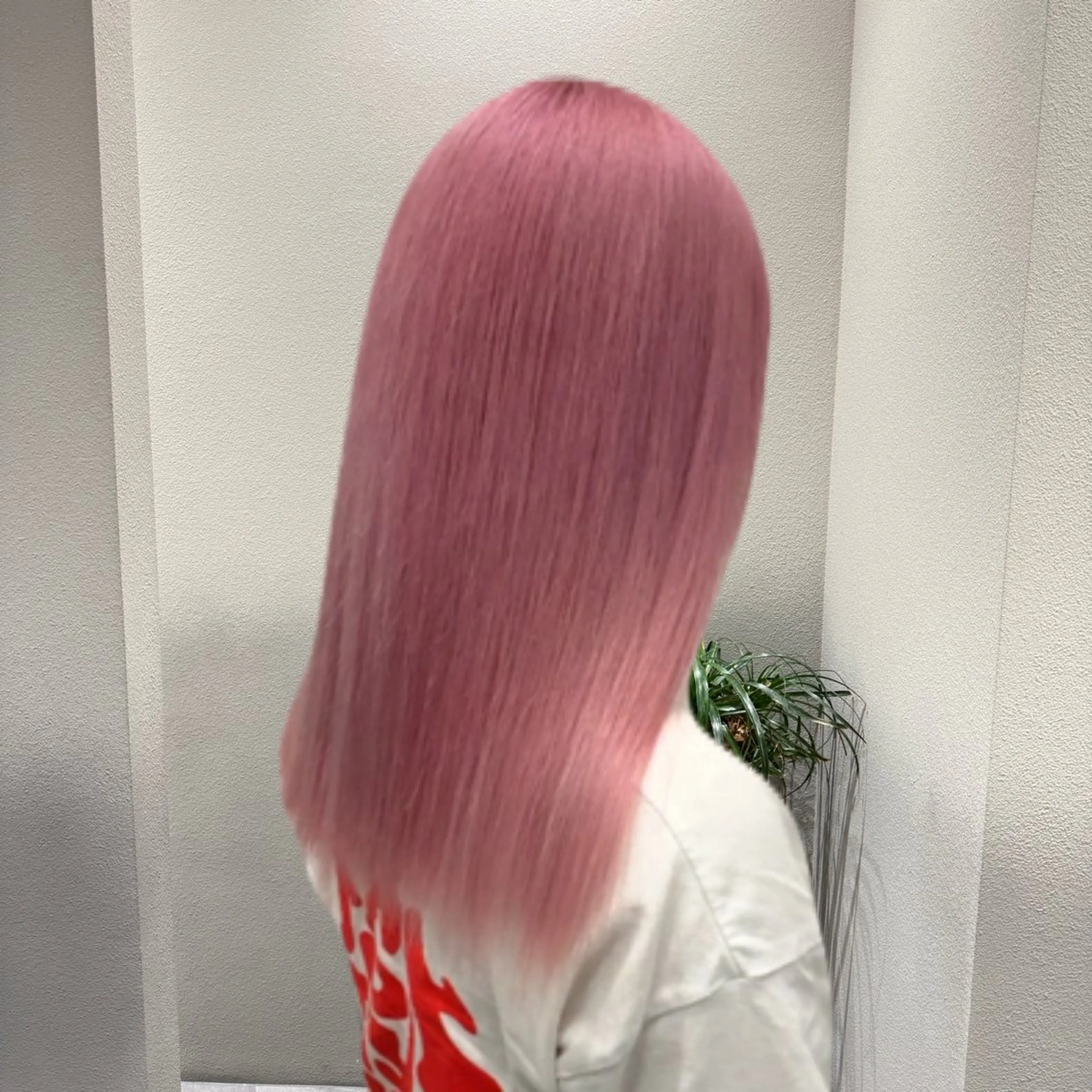 ミディアム カラー ブリーチ ケアブリーチ ハイトーンカラー ピンクカラー パープルカラー ヘアカラー トリートメント ヘアセット ✨ブリーチ支持No1 複雑履歴修正/舘岡のヘアスタイル