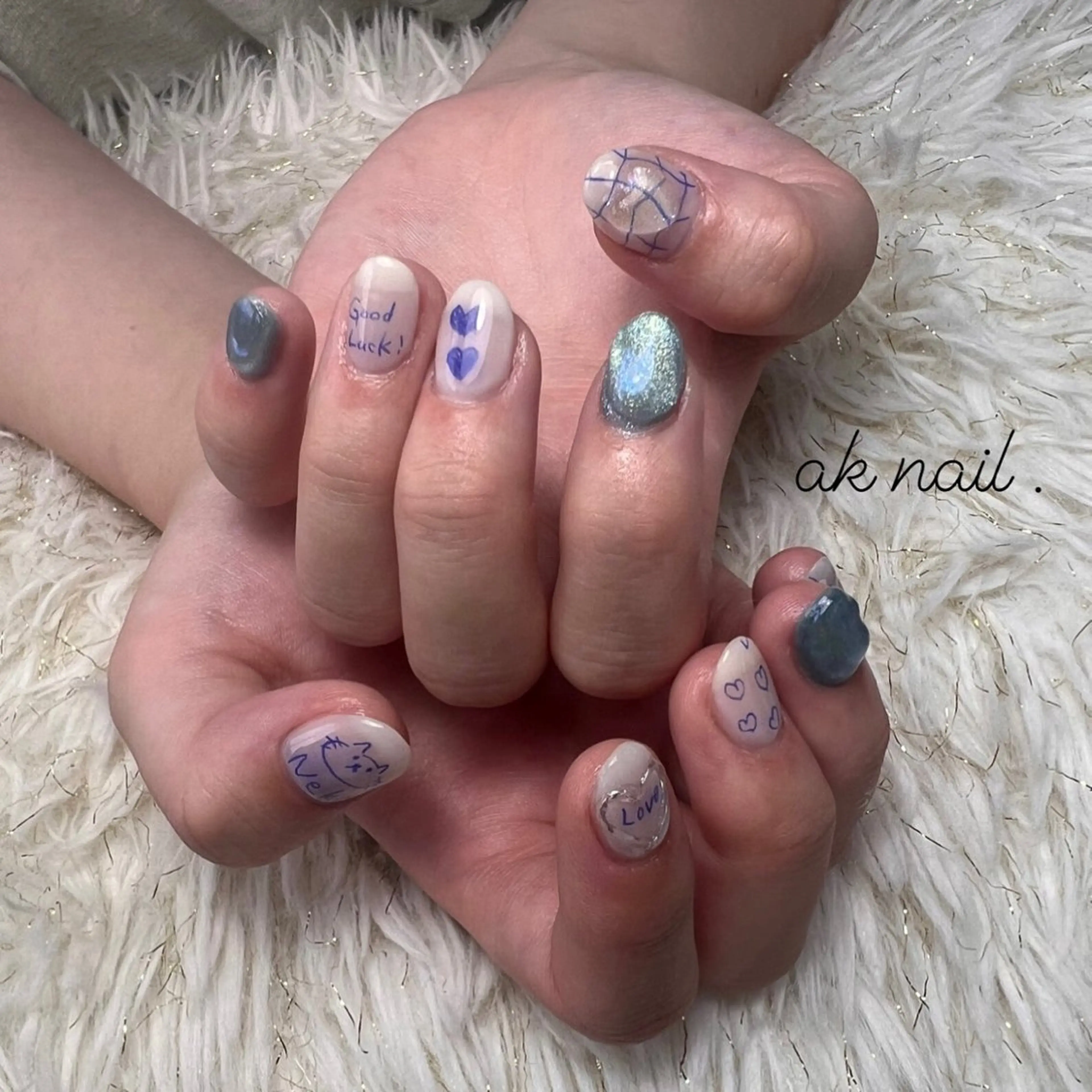 ネイル ハンドネイル ak nail .のネイルデザイン