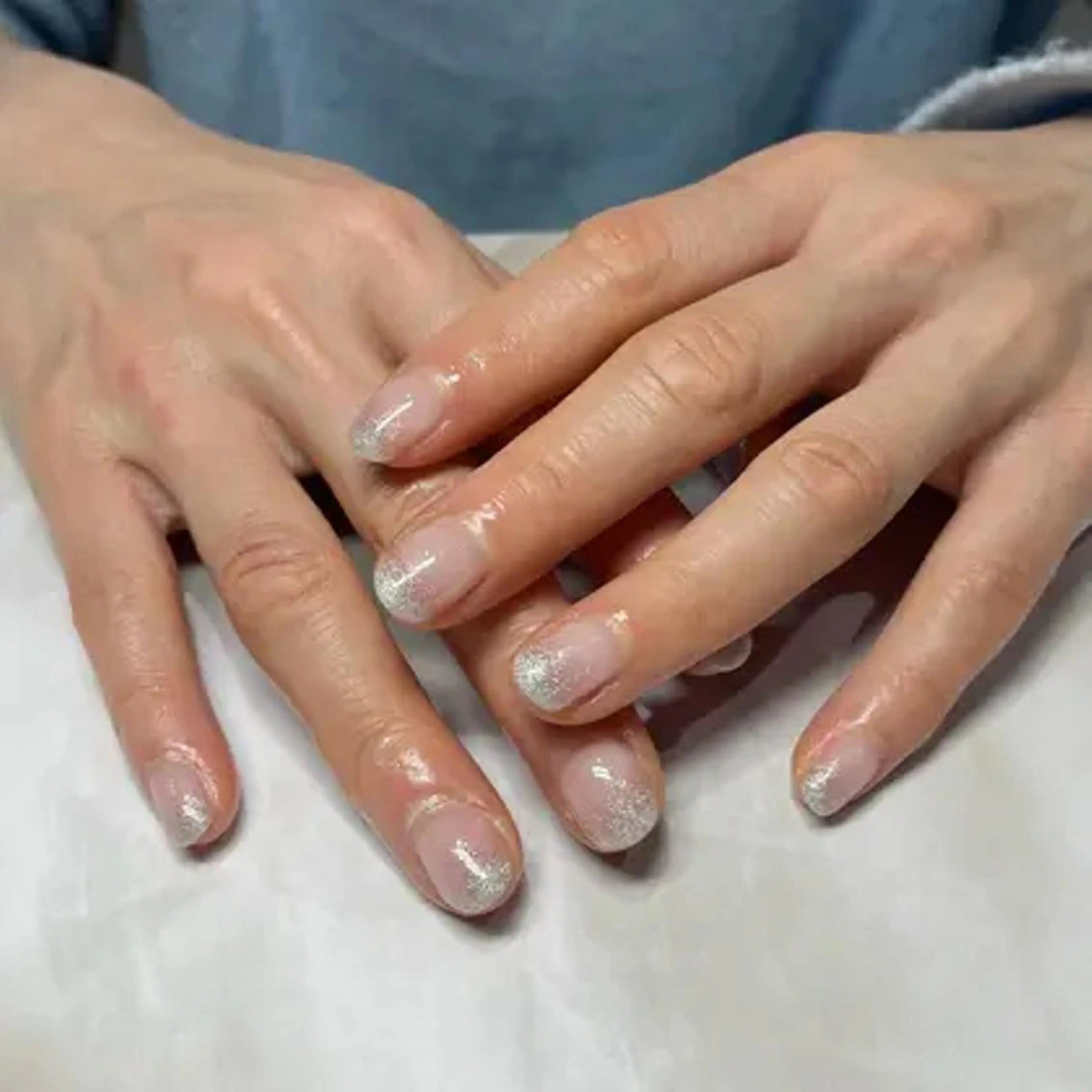 ネイル ラメ(グリッター) ラメグラデーション ハンドネイル キャンアイドレッシー 宇都宮店のネイルデザイン