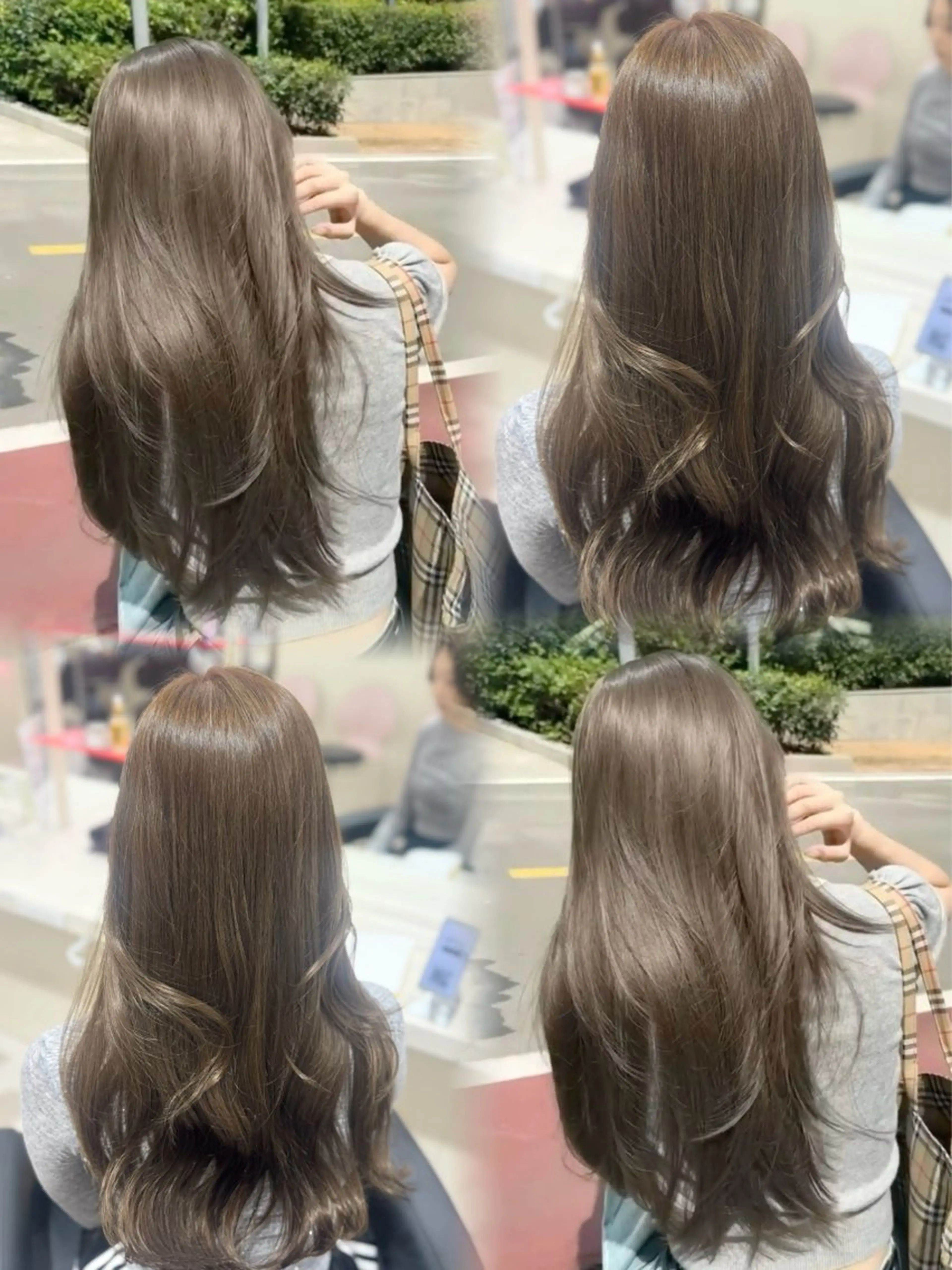 ロング カラー ヘアカラー 🤍韓国大人っぽ ベージュMAI🤍のヘアスタイル