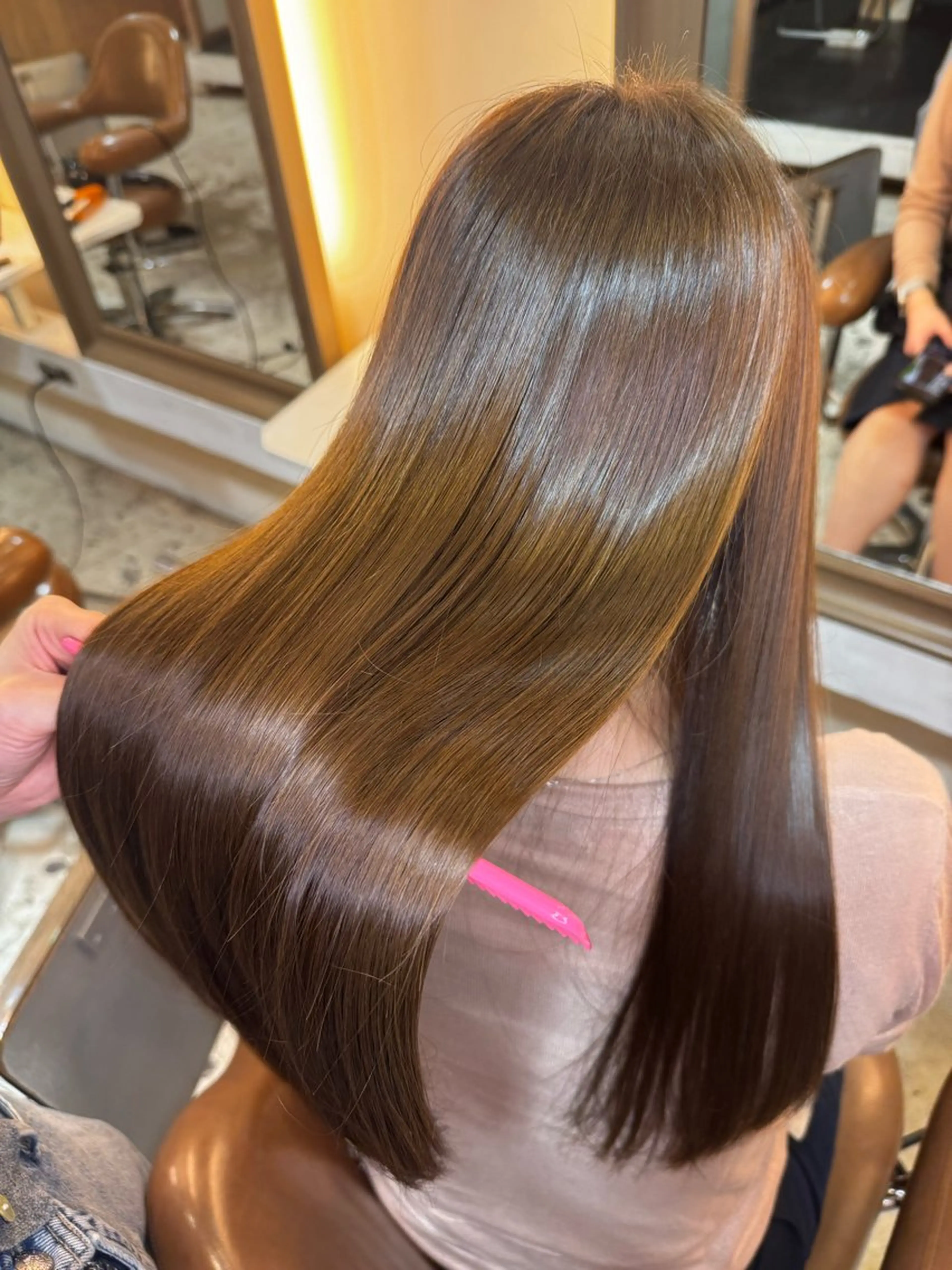 【ミニモ学割】【髪質改善】U24🍁カット＋髪質改善トリートメントプルクラ🪐※新規限定✨️※ロング料金の写真