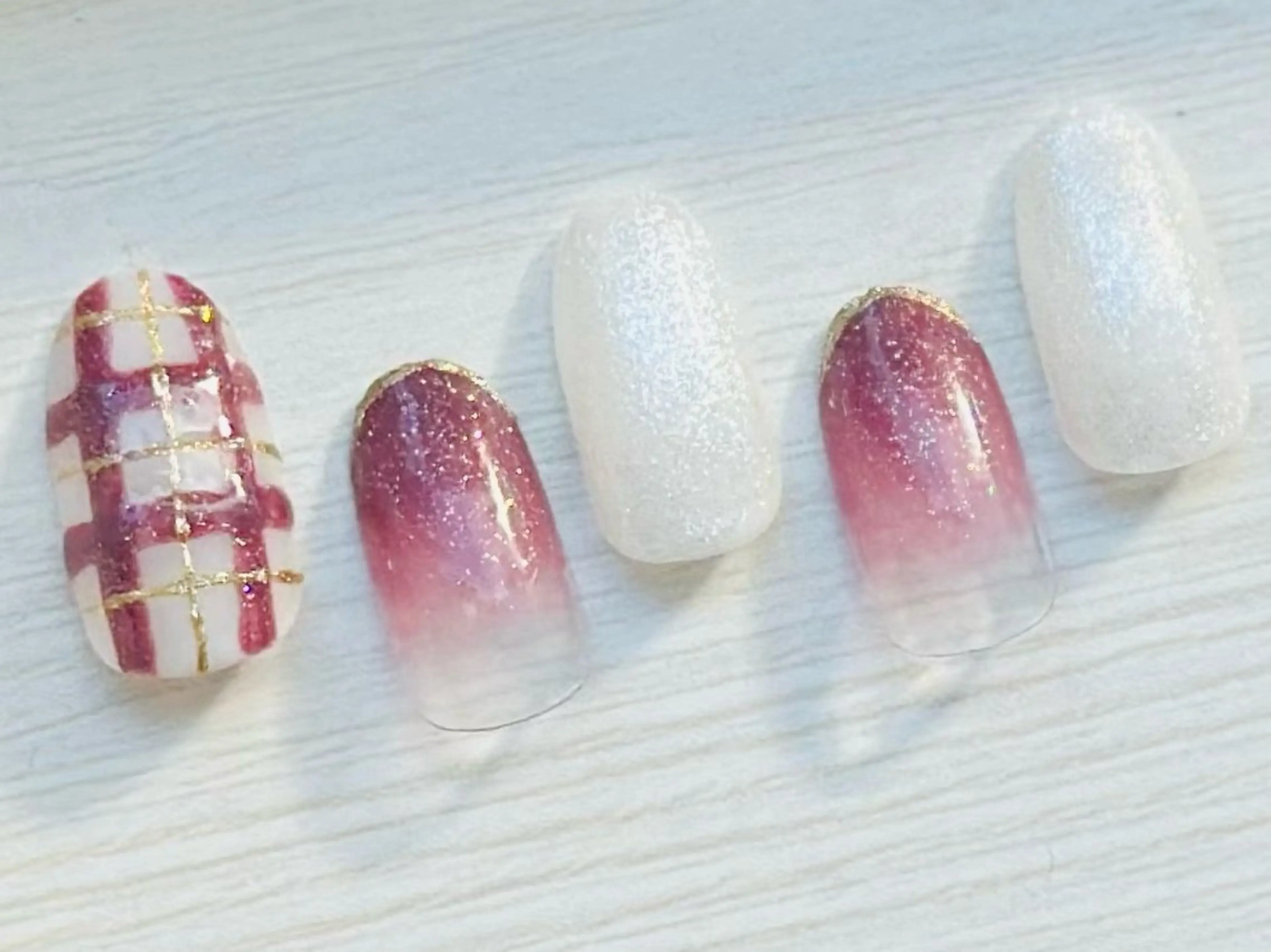 ネイル バレンタイン 冬ネイル クリスマス nailsalon oluoluのネイルデザイン
