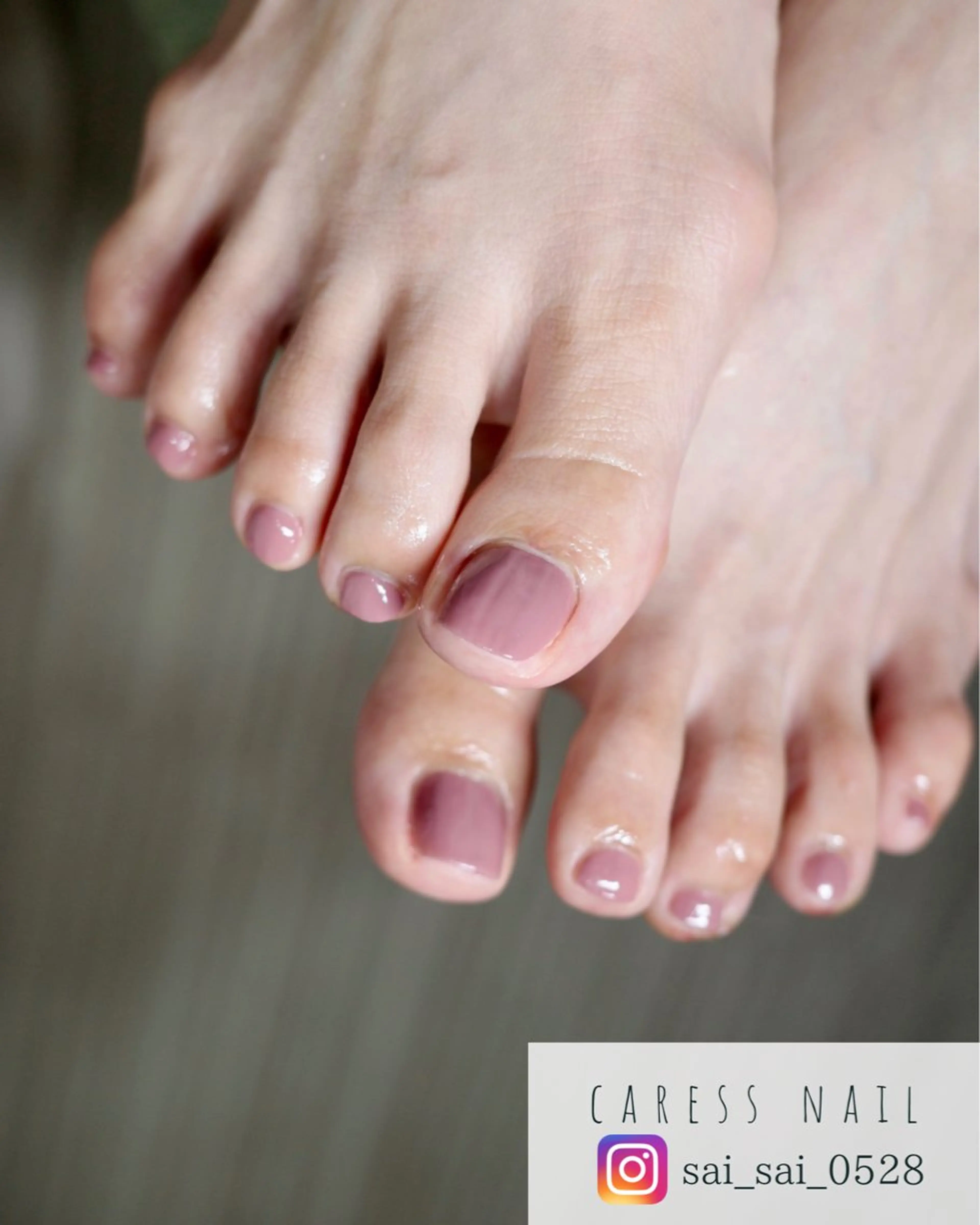 ネイル フットネイル caress  nail カレスネイル　代々木上原所属・カレスネイル さいのネイルデザイン