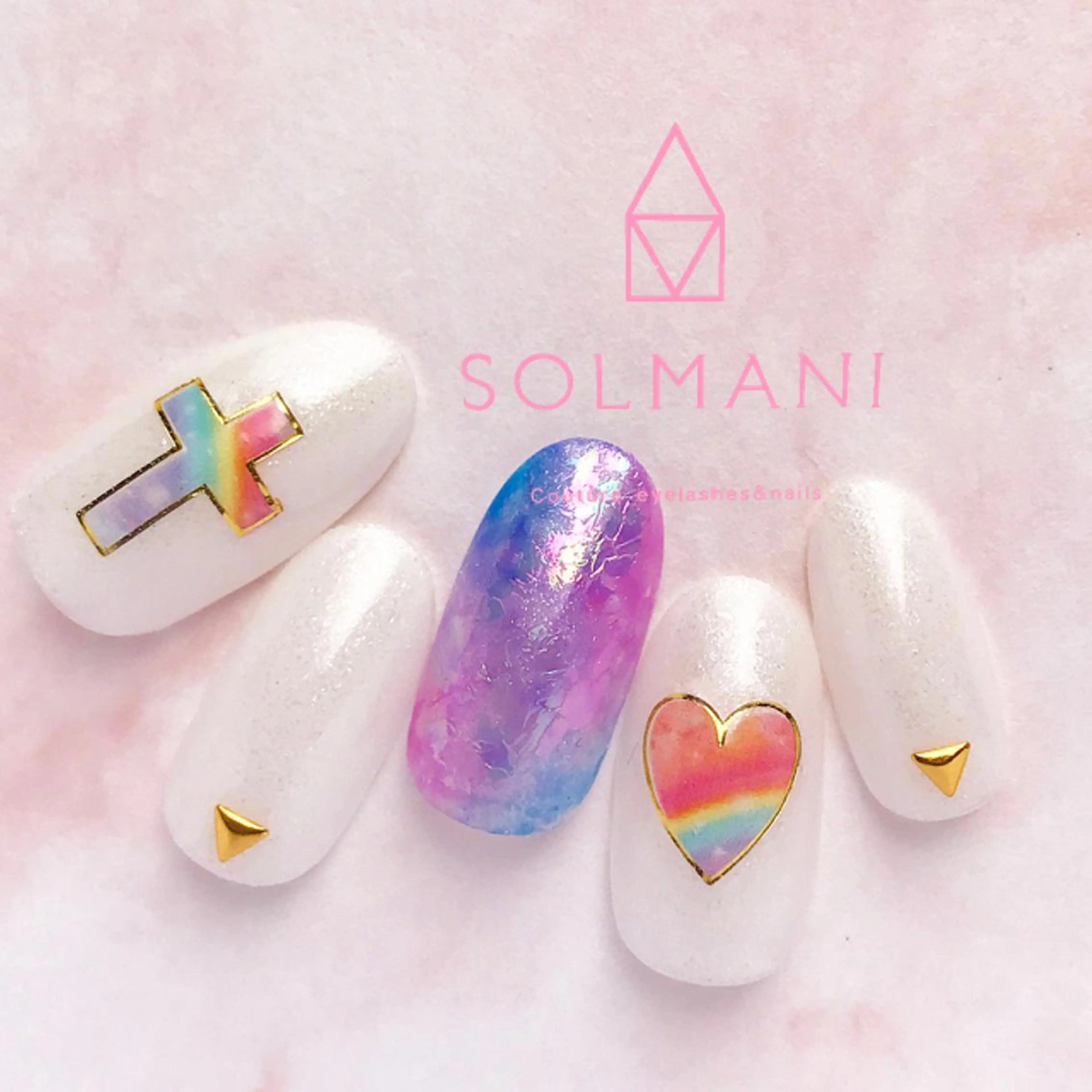 ネイル ラメ(グリッター) SOLMANI 予約担当のネイルデザイン