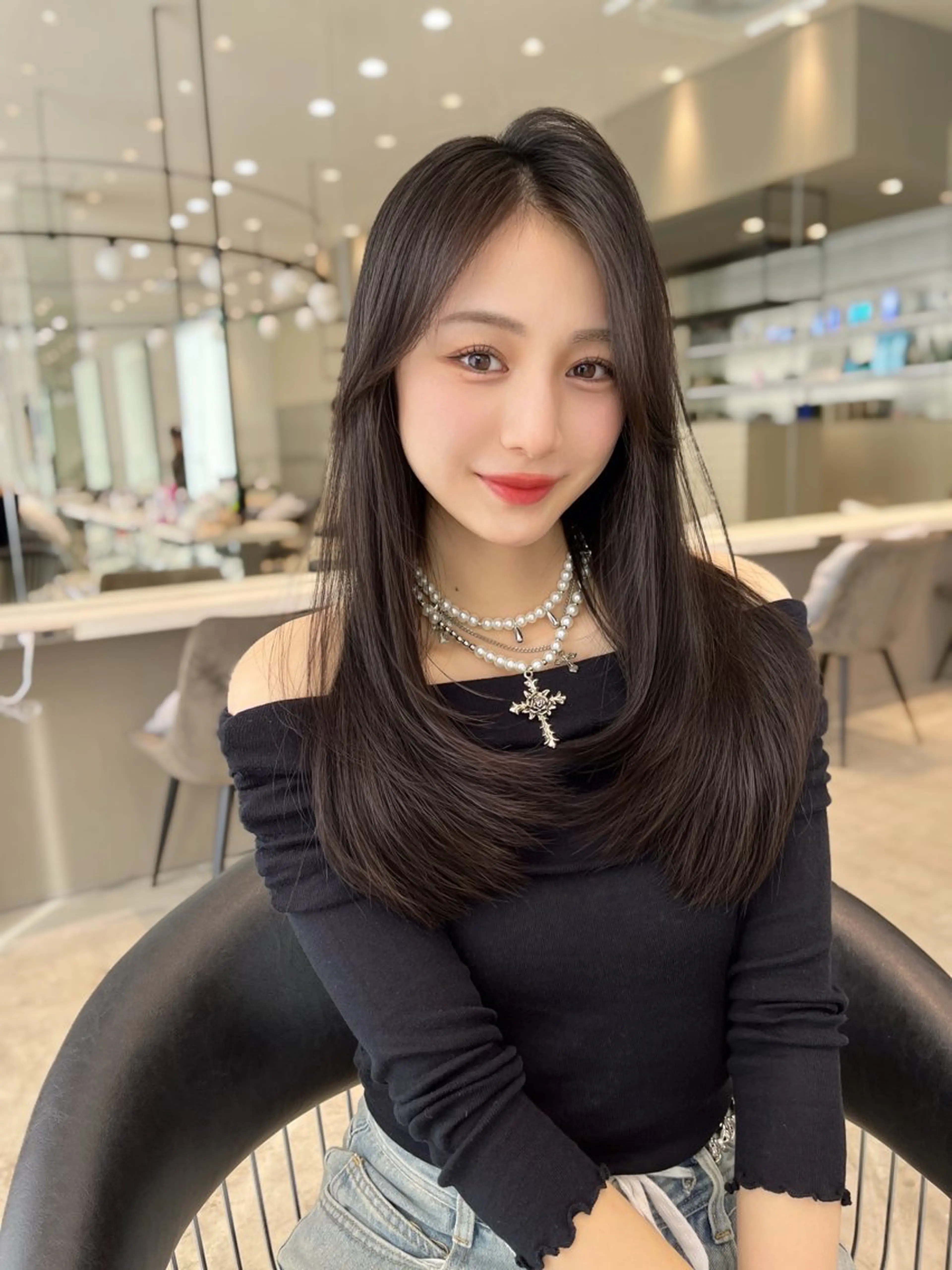 ロング カラー 韓国ヘア/髪質改善 TAKAHIROのヘアスタイル