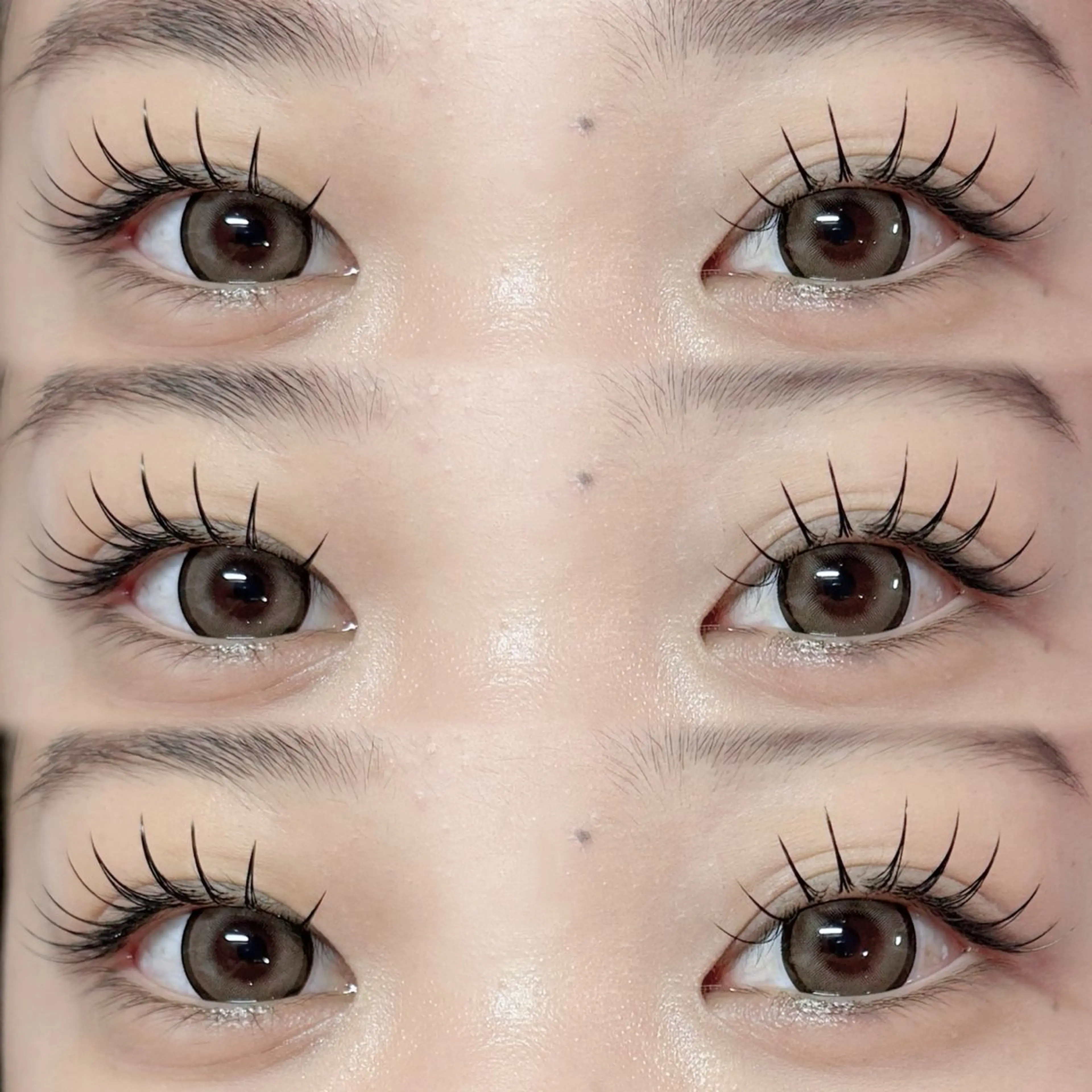 マツエク・マツパ キュート フラットラッシュ ナチュラル マツエク 天王寺eye ♡eyebrowのマツエク・マツパデザイン