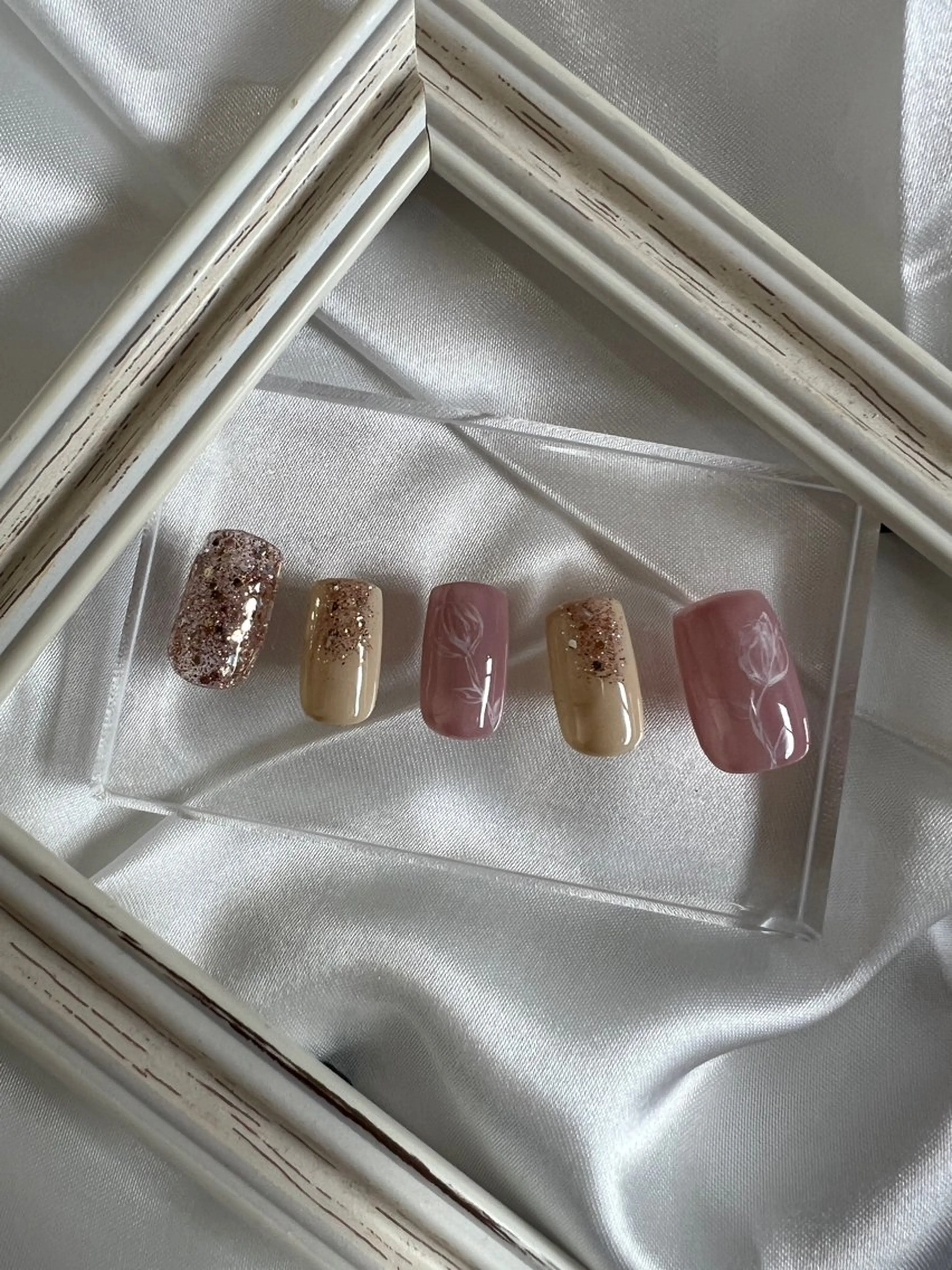 ネイル フラワーネイル Aura nailのネイルデザイン