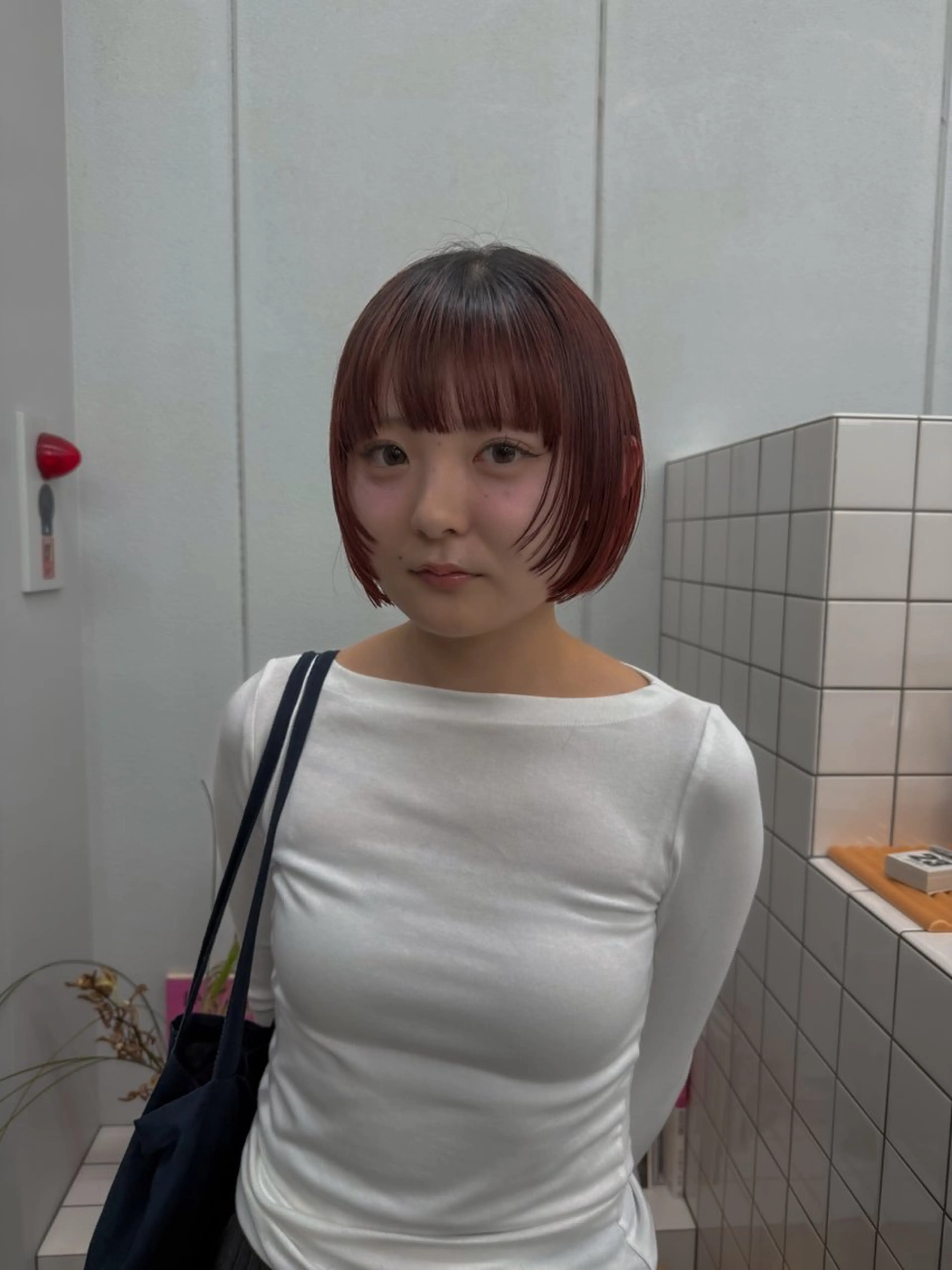 ショート カラー カット ヘアカラー 関 京磨のヘアスタイル