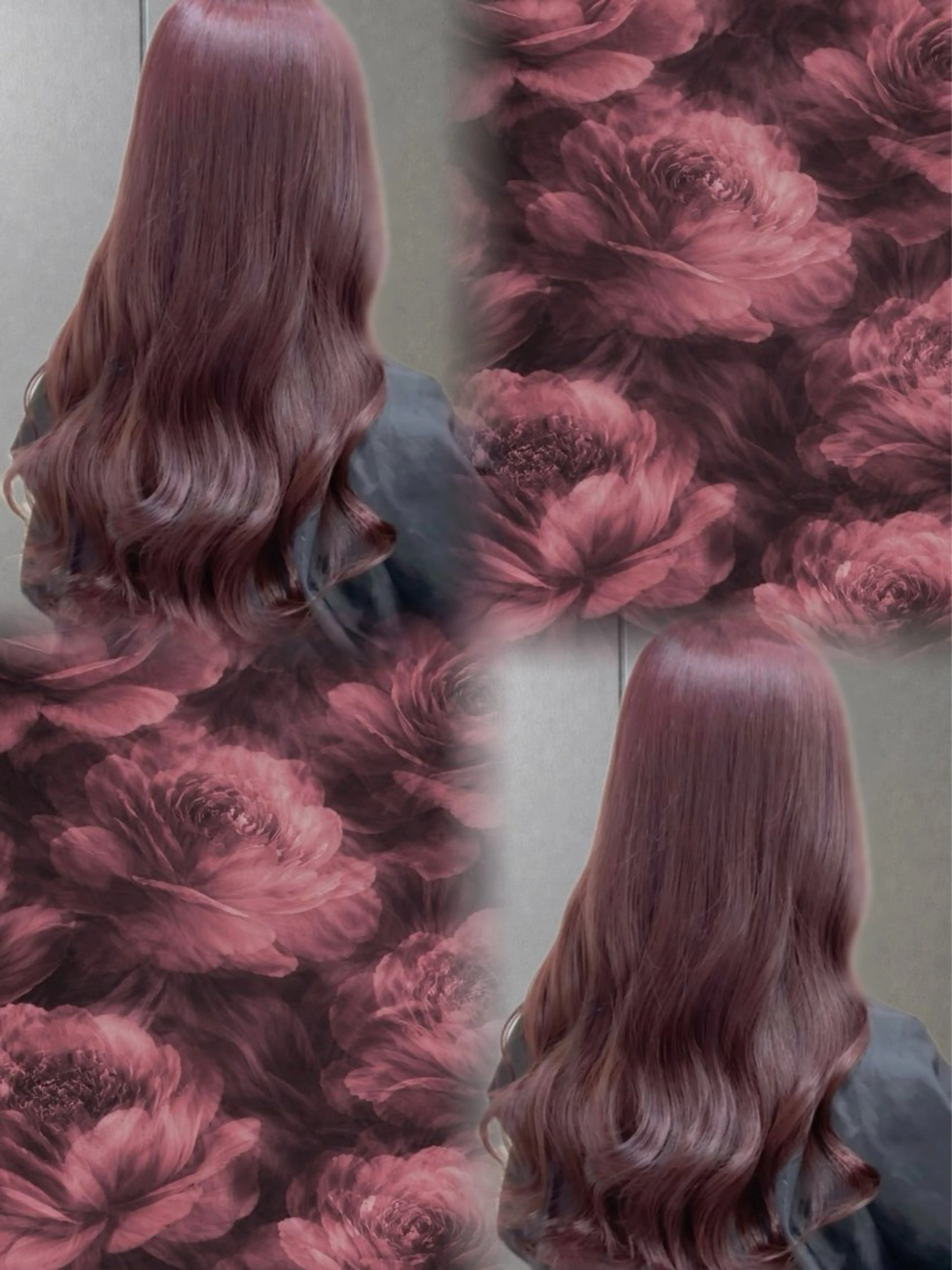 ロング ヘアカラー 🥀暖色/エクステ/ ヘアメ/横浜/かなこのヘアスタイル