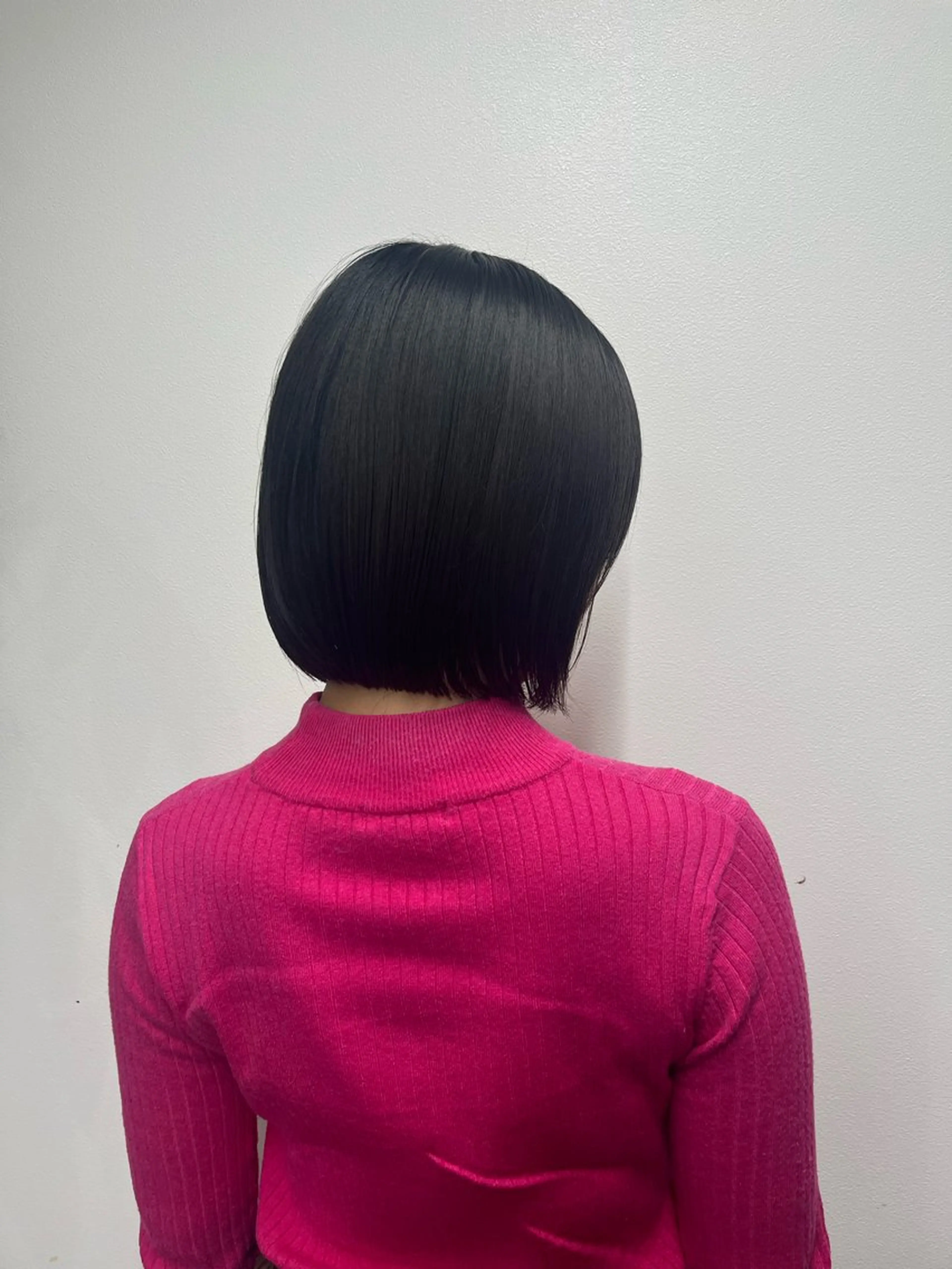 ミディアム カラー 切りっぱなしボブ ボブ カット ヘアカラー トリートメント ヘアセット ボブ/透明感カラー 🇰🇷Ryotaのヘアスタイル