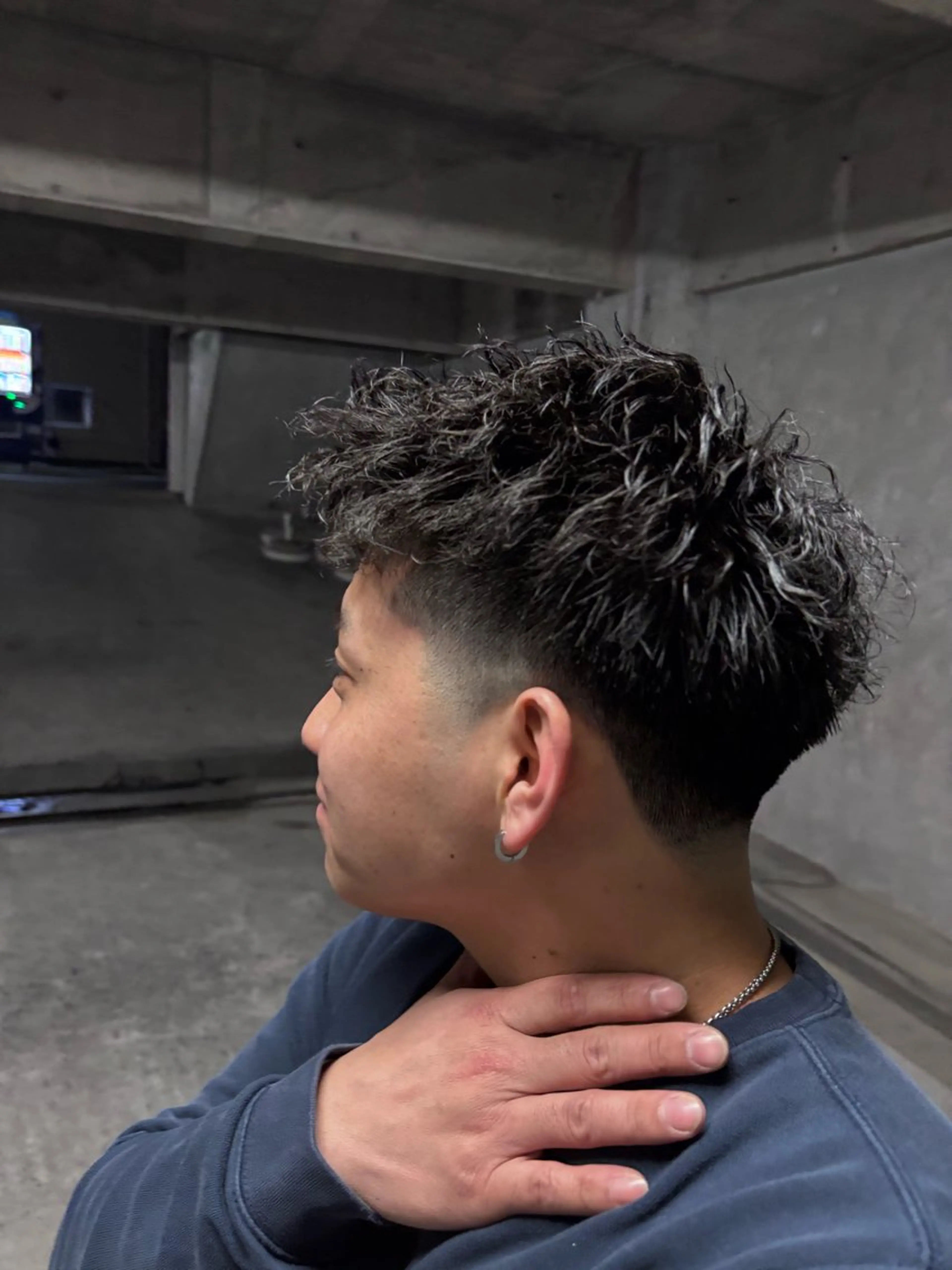 パーマ メンズ メンズパーマ メンズツイストパーマ ツイストパーマ カット パーマ LITA住吉 そらのヘアスタイル