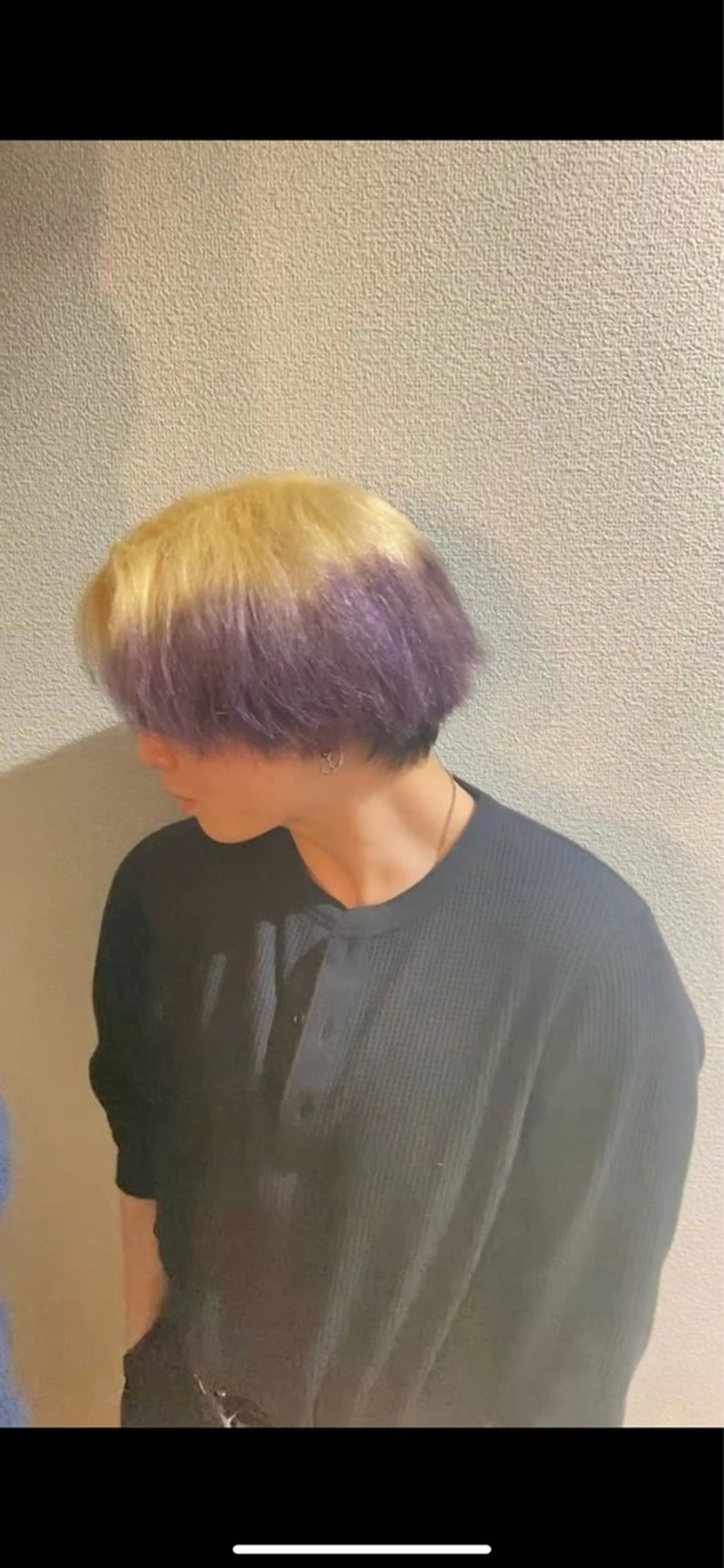 ショート メンズ ヘアカラー LE-PLA Citta 大雅のヘアスタイル