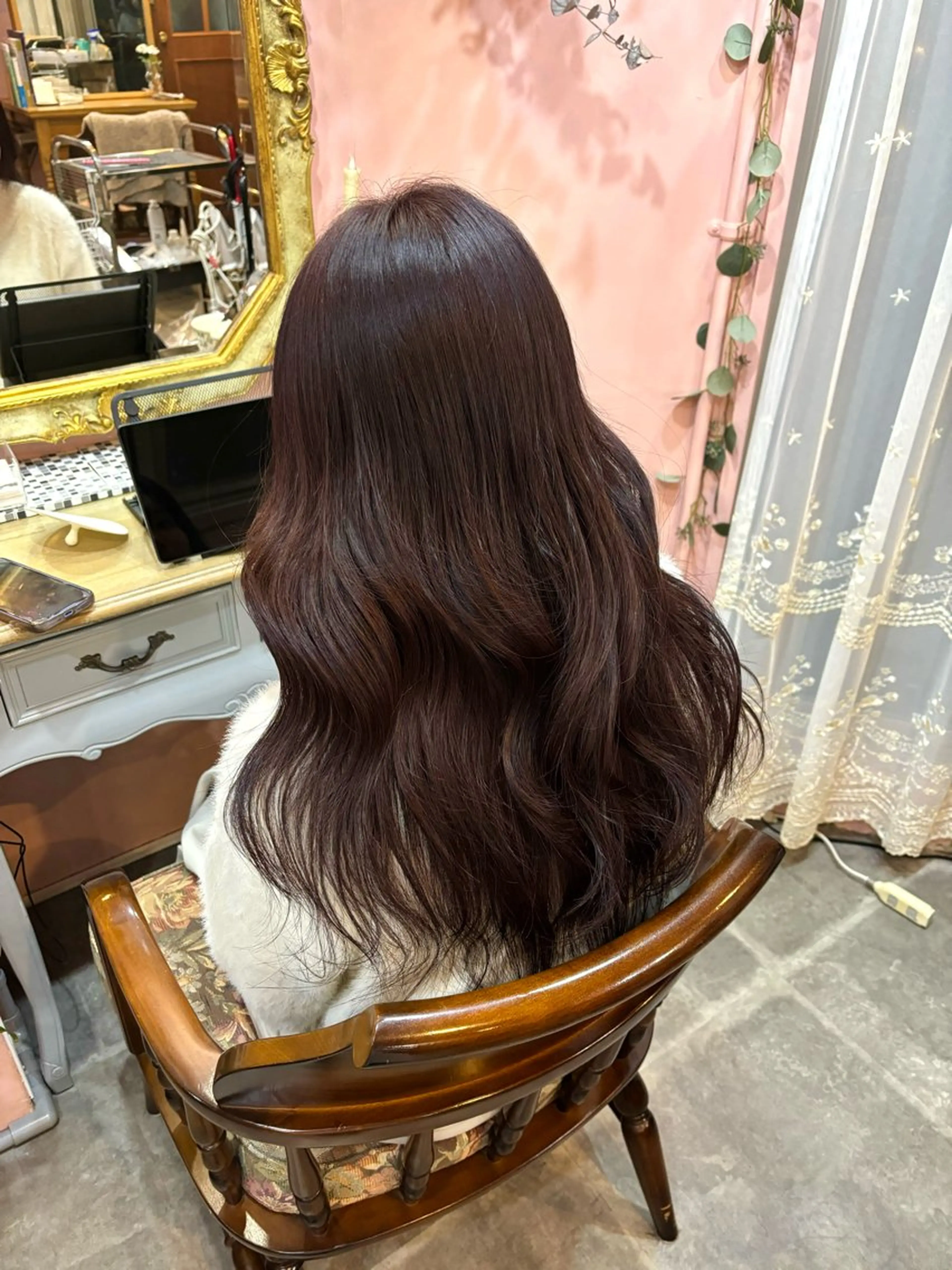 ロング カラー ボルドーカラー YARD所属・住 真優/艶髪カラー /モデル様募集中✨のヘアスタイル