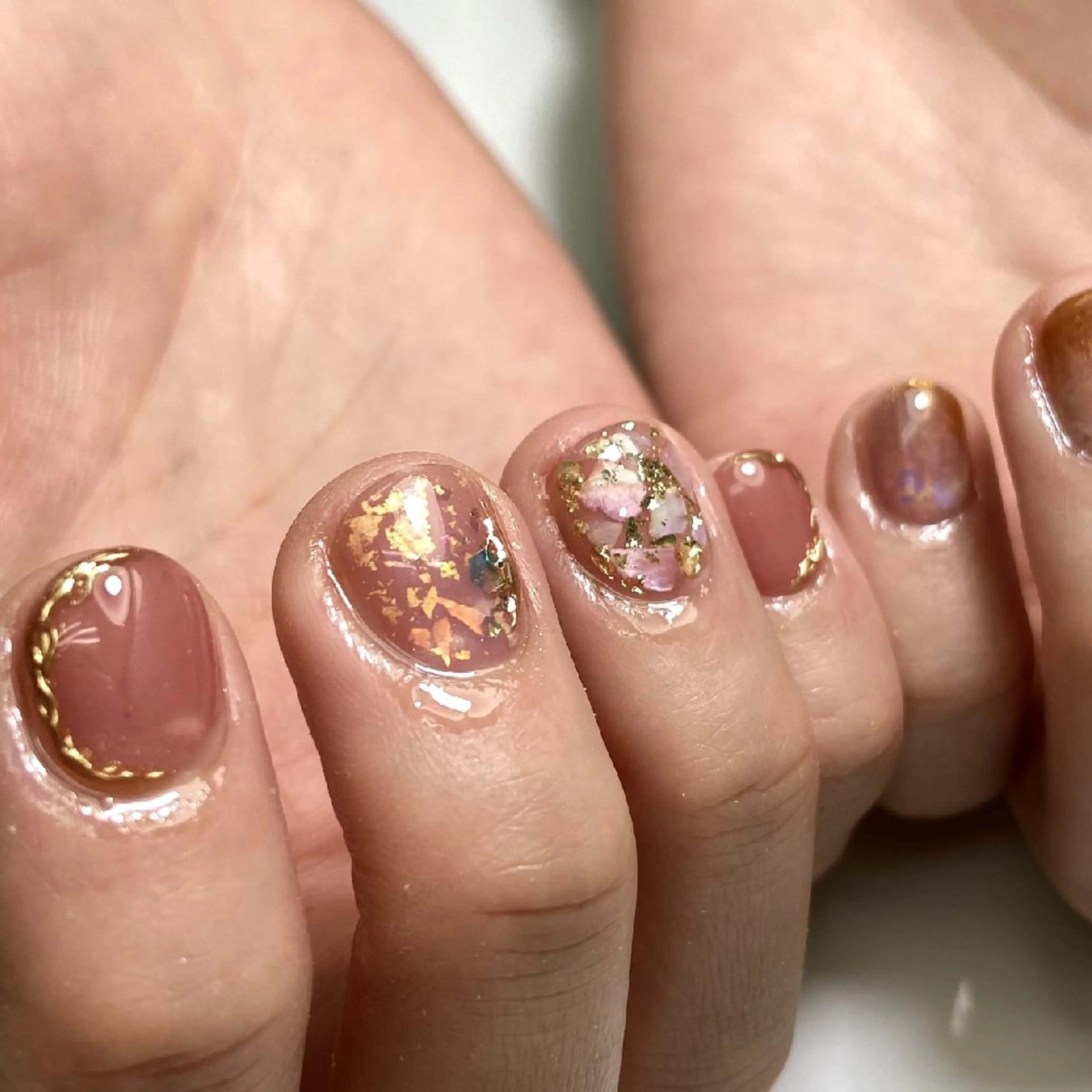 ネイル アートネイル ニュアンスネイル nail salon Lumièreのネイルデザイン