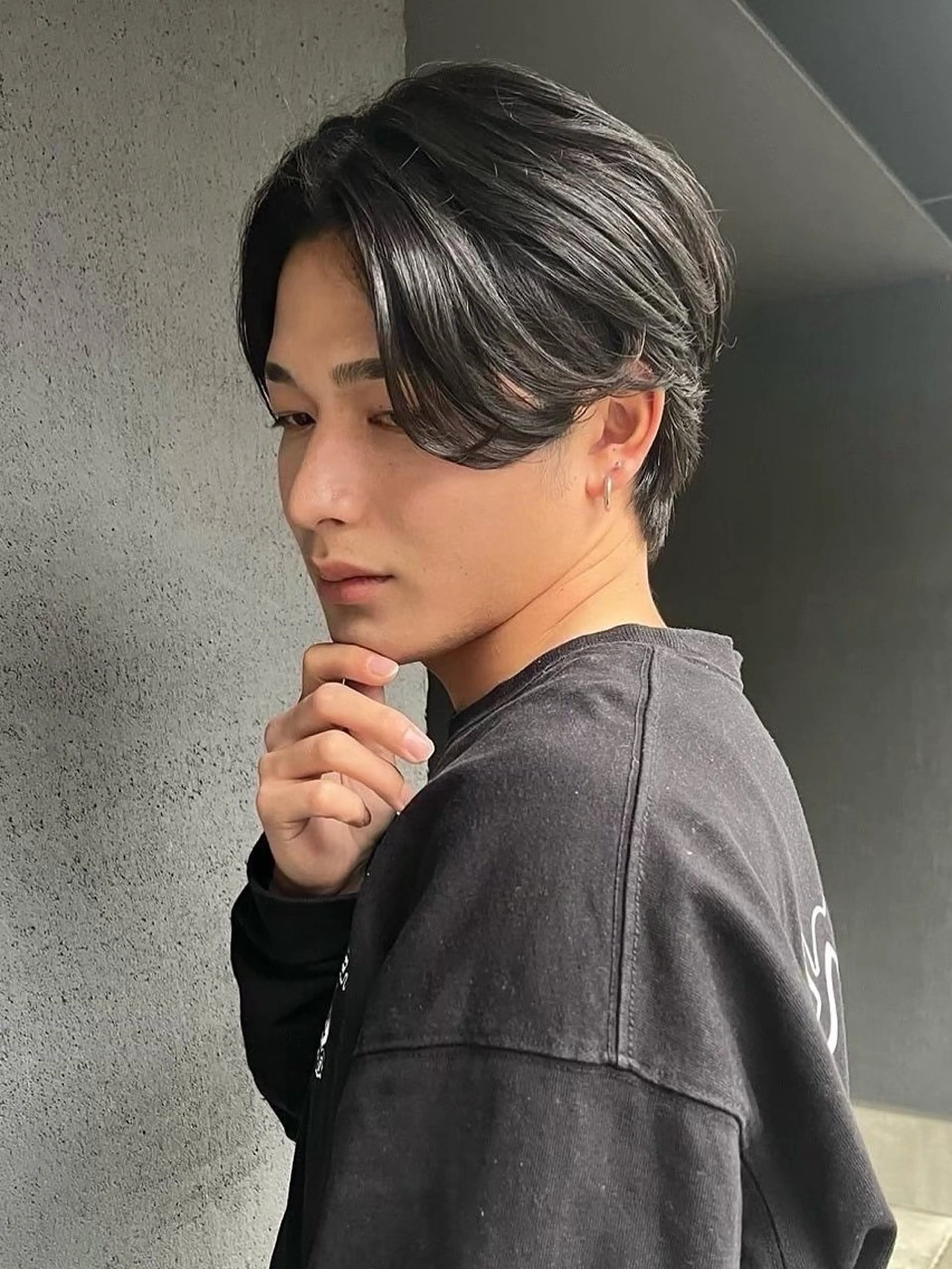 パーマ メンズ メンズパーマ カット パーマ メンズカット/眉カッ ト/ブリーチ/シオリのヘアスタイル