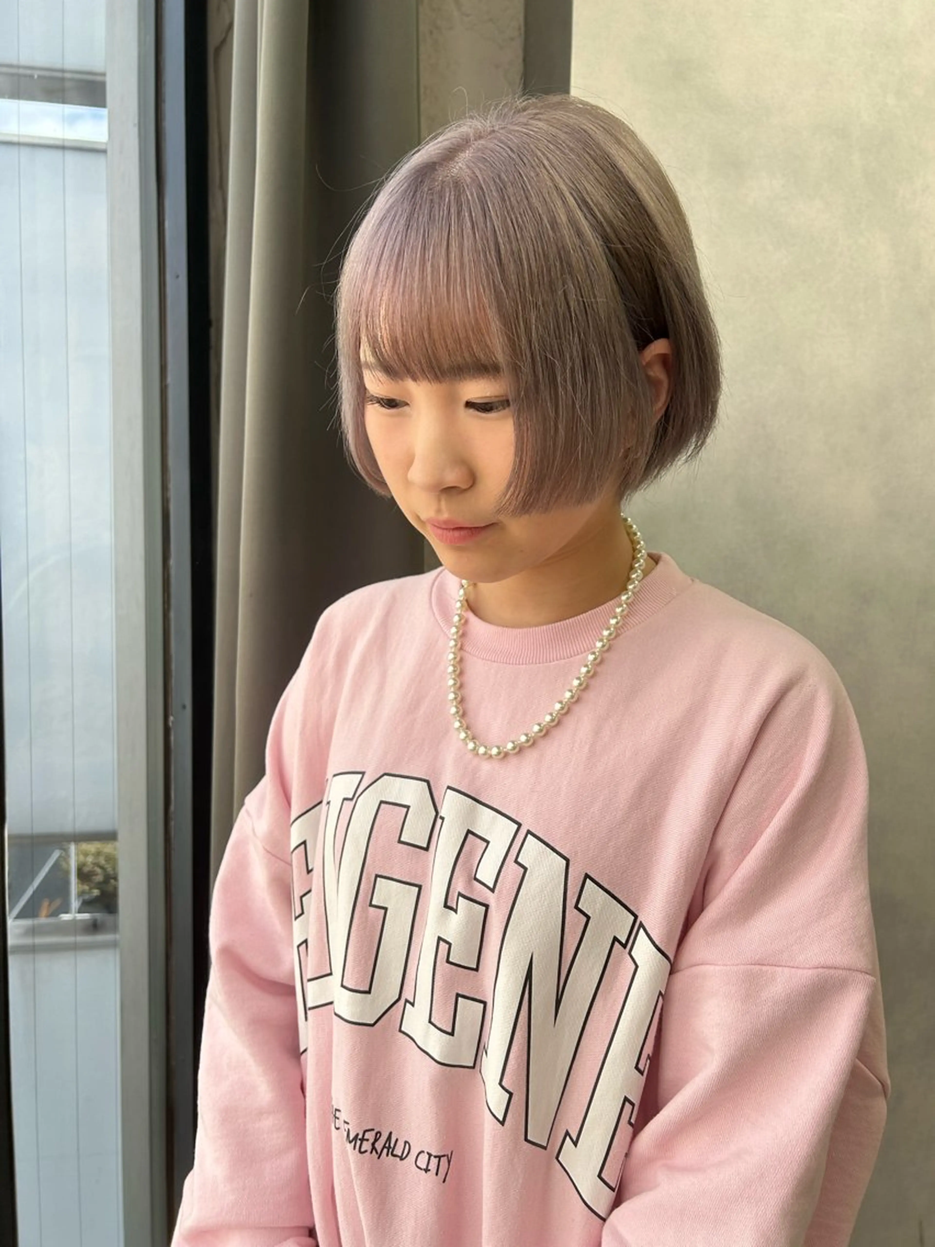 ショート ヘアカラー トリートメント ✨ブリーチ特化✨ 💚Acchon💚のヘアスタイル