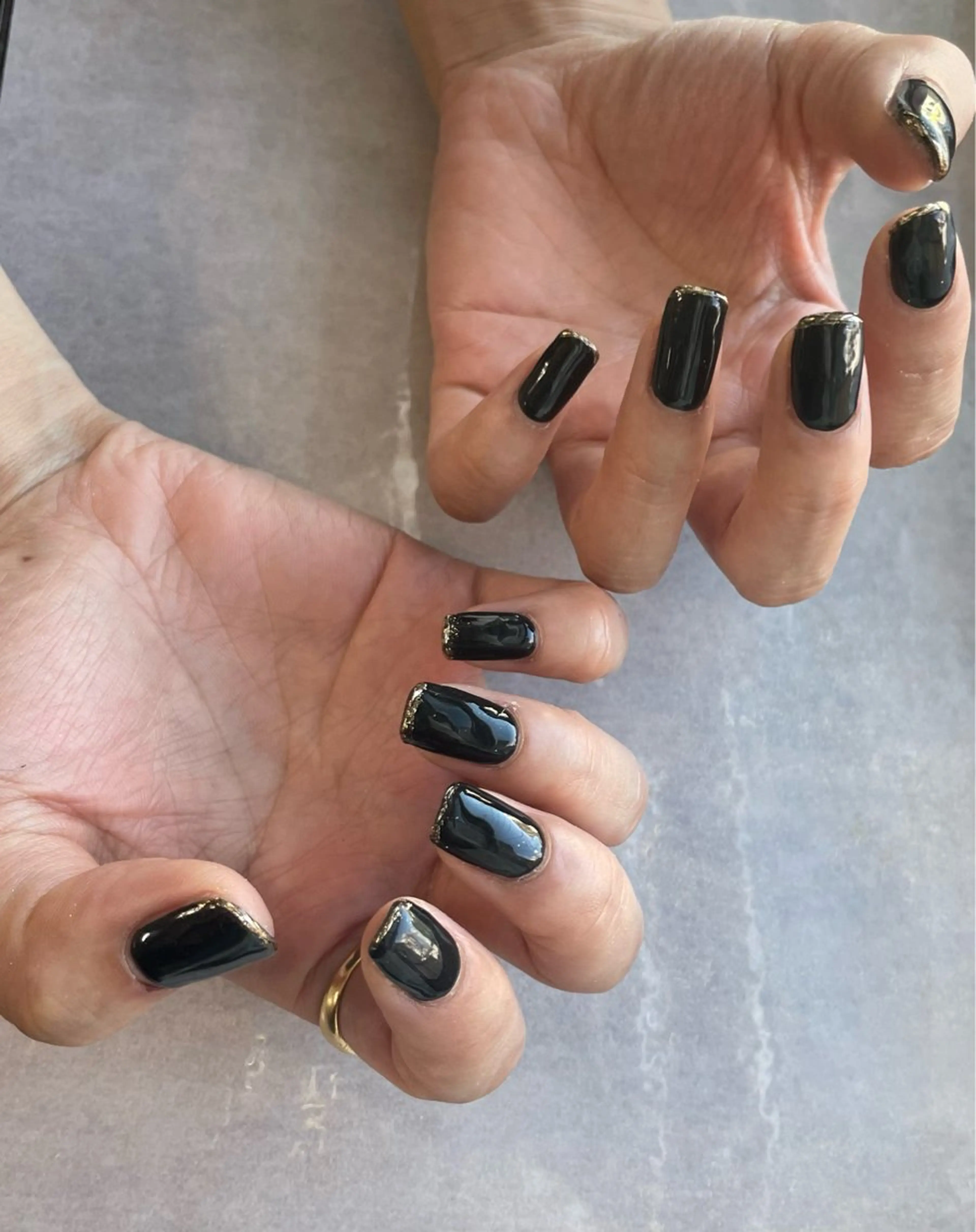 ネイル ジェルネイル ミラーネイル ワンカラーネイル パラジェル シンプルネイル BLANCEnail所属・BLANCnail yuuのネイルデザイン