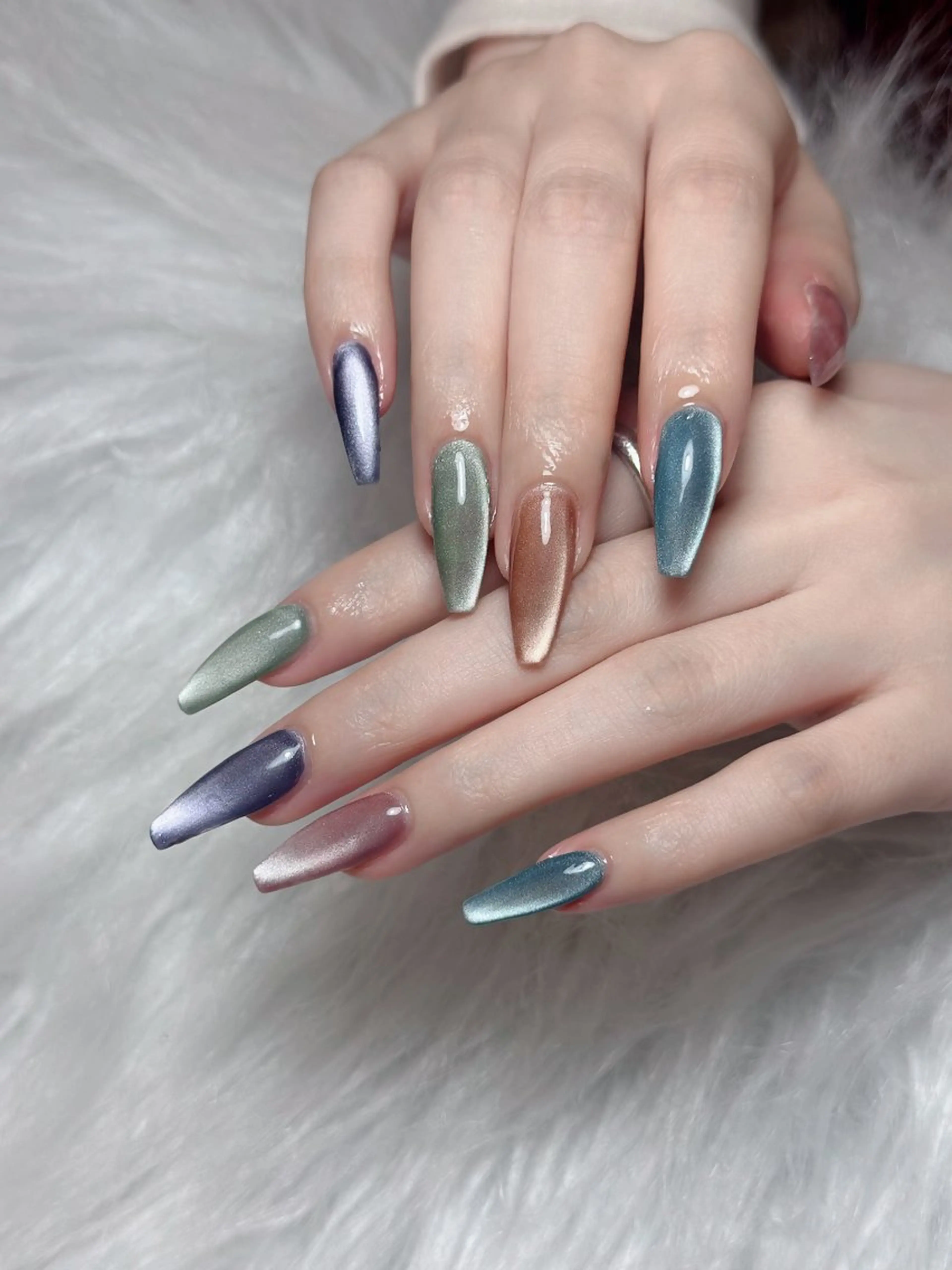 ネイル マグネットネイル ハンドネイル Aimee Nail Studioのネイルデザイン