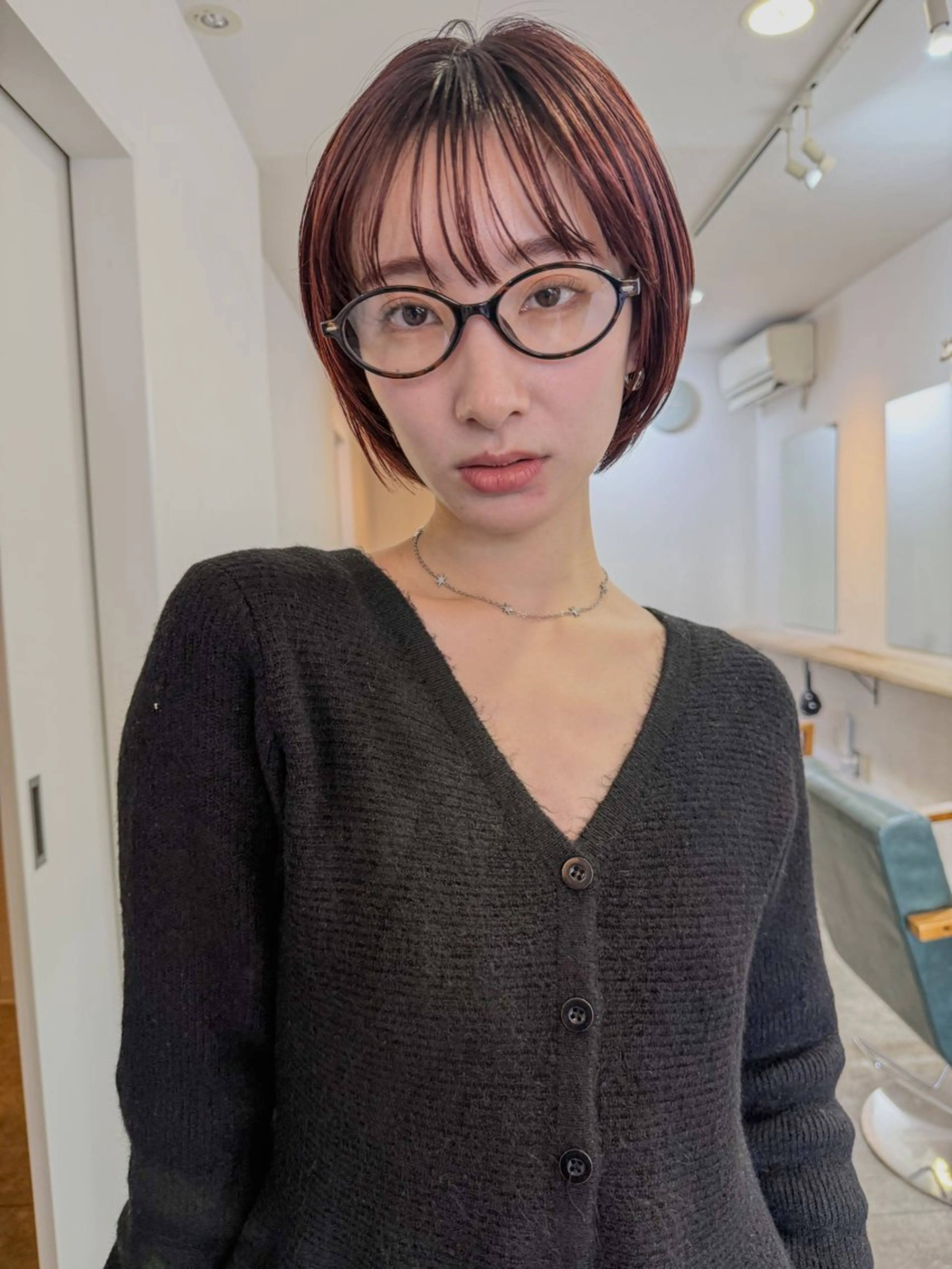 ショート カラー カット ヘアカラー トリートメント パーマ/透明感カラー /ボブ/吉田一生のヘアスタイル