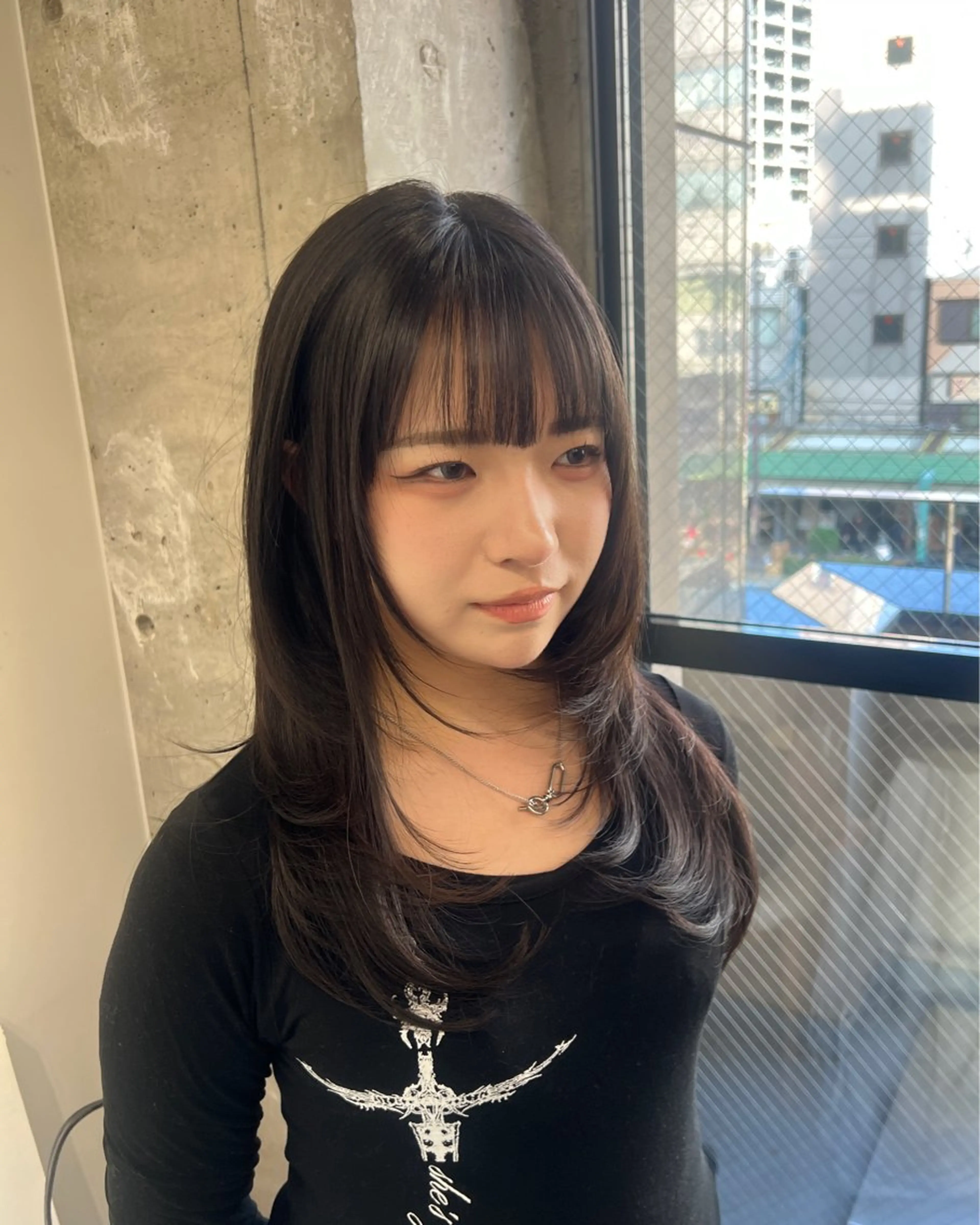 セミロング カット トリートメント 【NEWI】韓国ヘア 🇰🇷Honokaのヘアスタイル