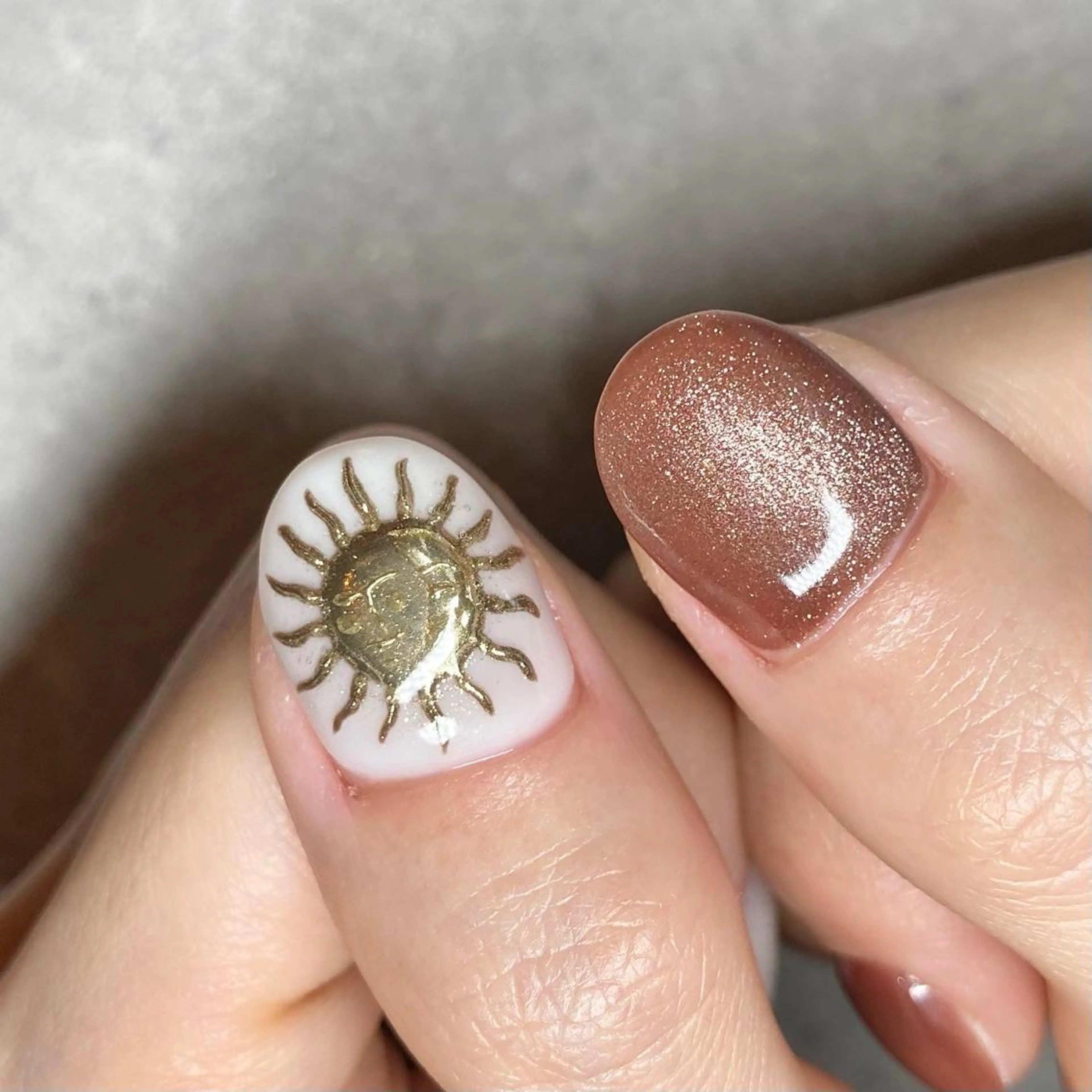 ネイル アートネイル ニュアンスネイル 春ネイル 夏ネイル ハンドネイル 山田 貴子のネイルデザイン