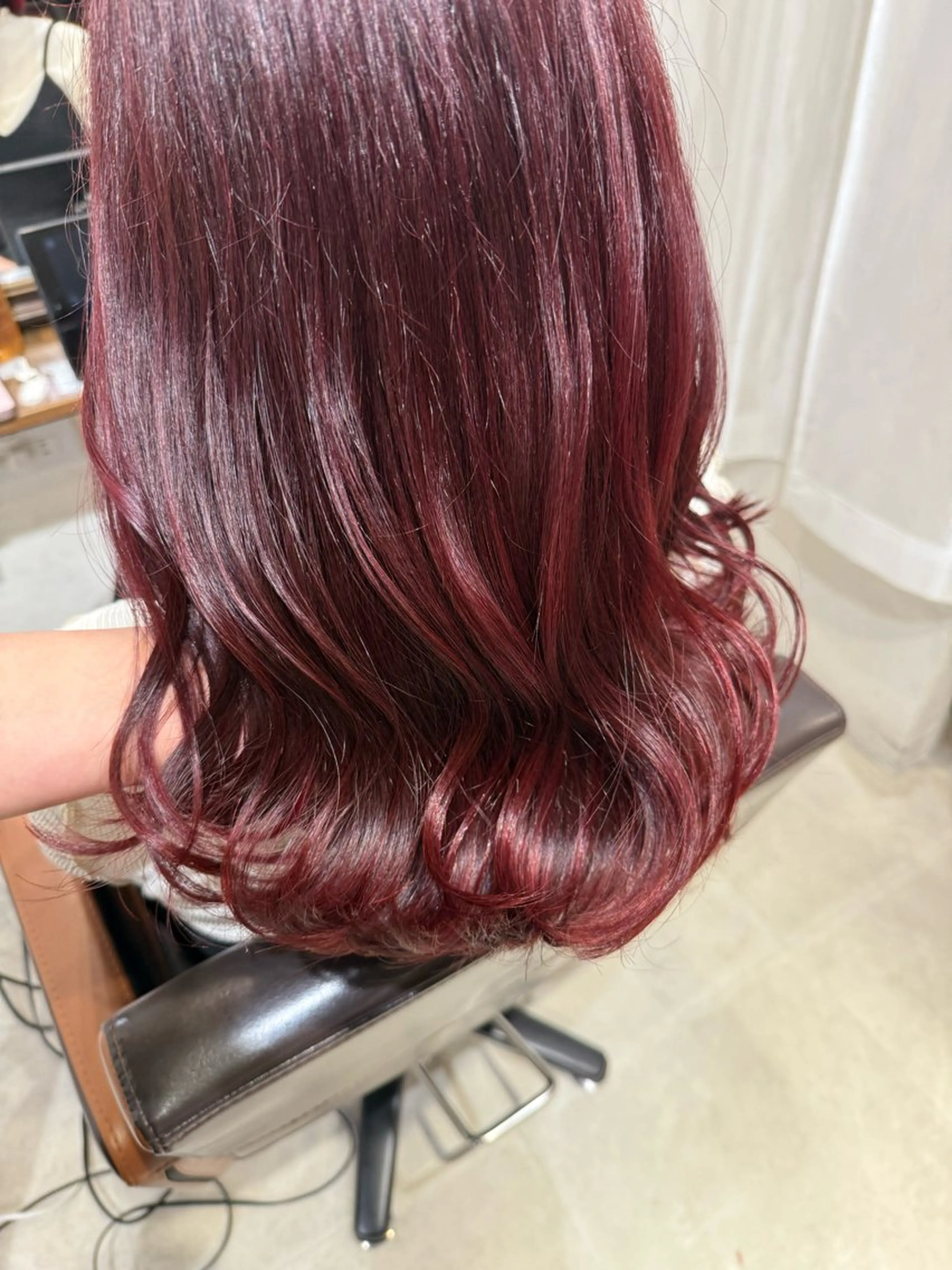 ミディアム ヘアカラー 🍊髪質改善🍊縮毛 矯正🍊濱野紗奈🍊のヘアスタイル