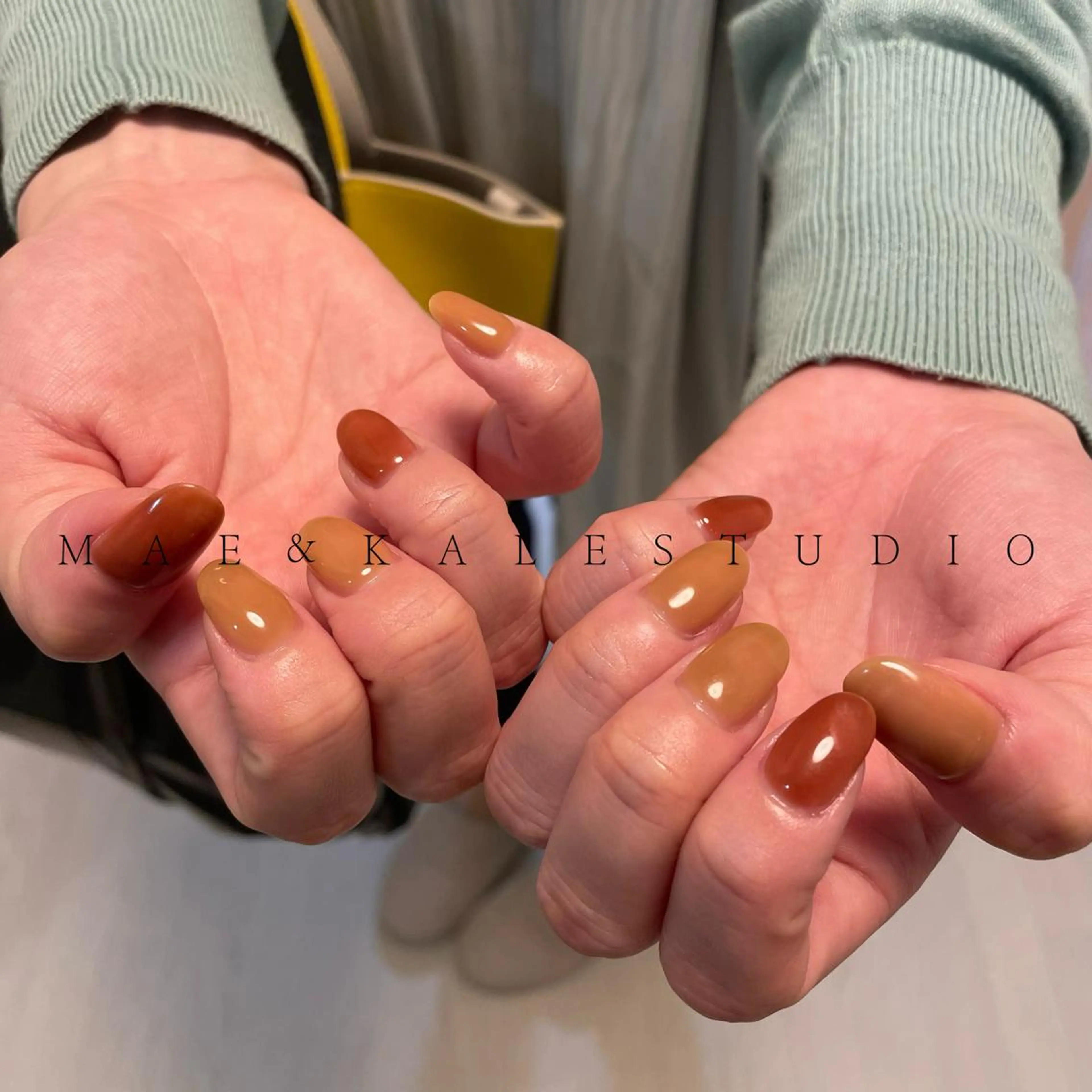 ネイル ワンカラーネイル MAE&KALE STUDIOのマツエク・マツパデザイン