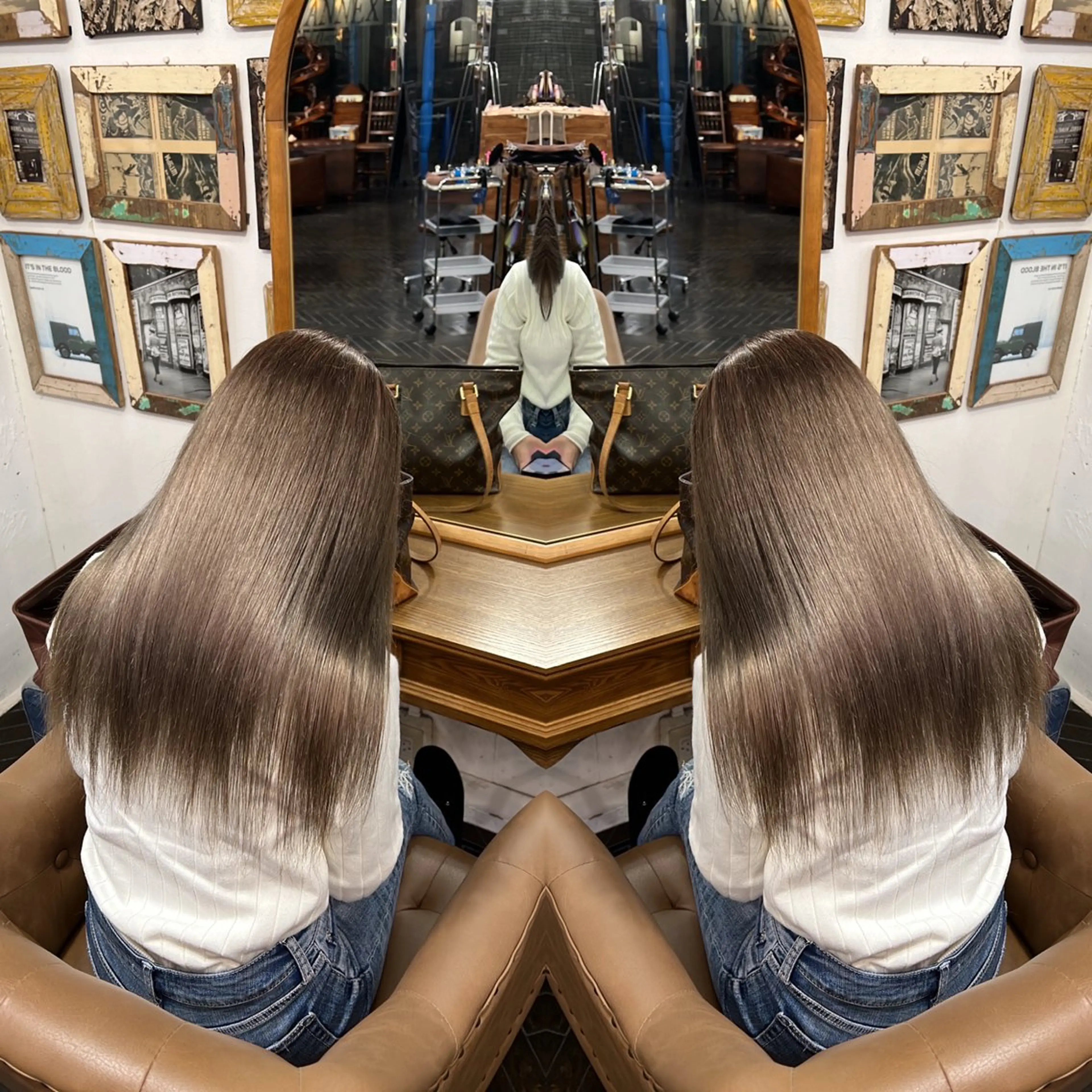 ロング カラー レイヤー/ボブ/ ミニボブ/AOIのヘアスタイル