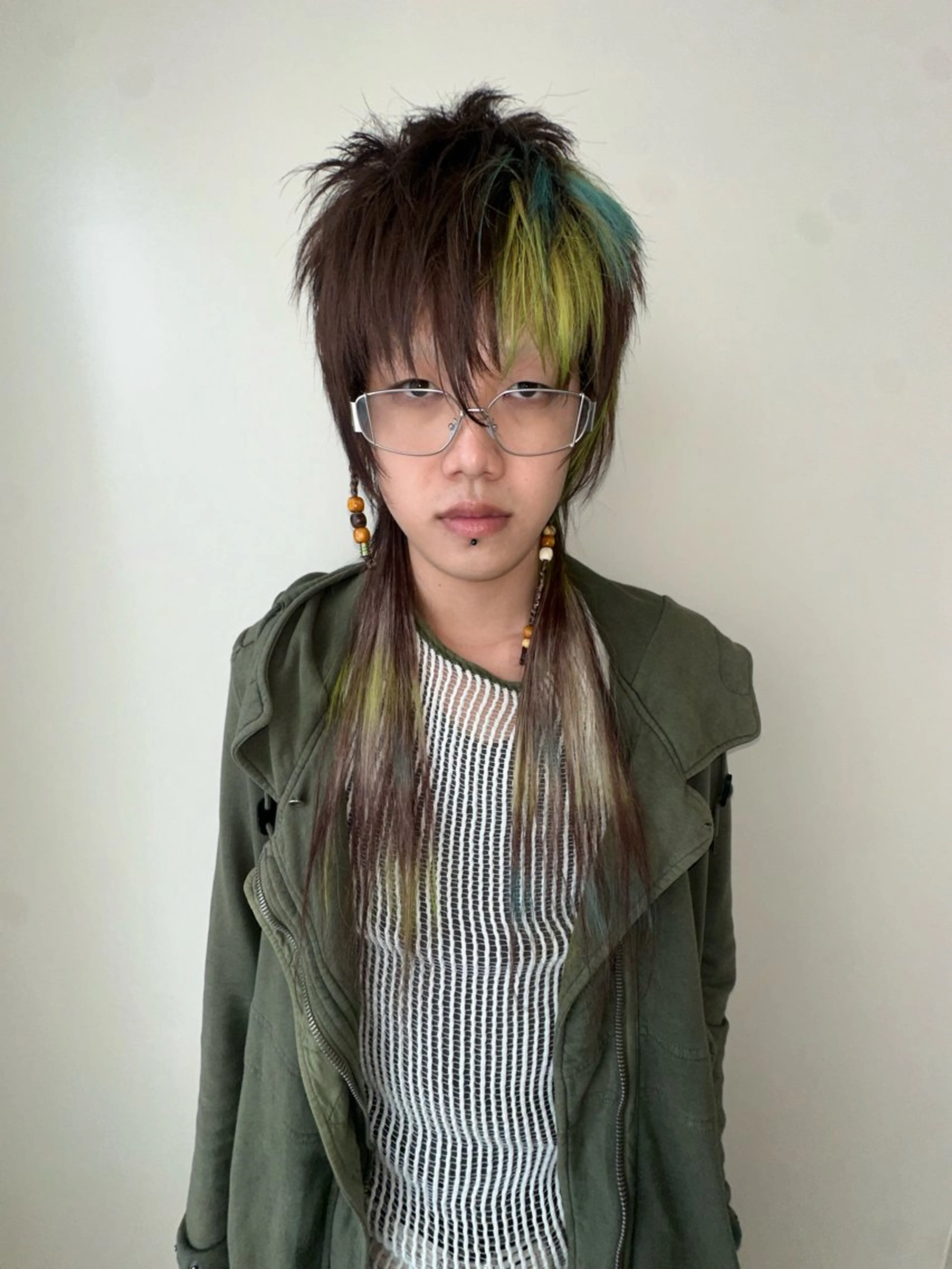 全頭ブリーチカラー+デザインカラー (メンズ/ショート)の写真