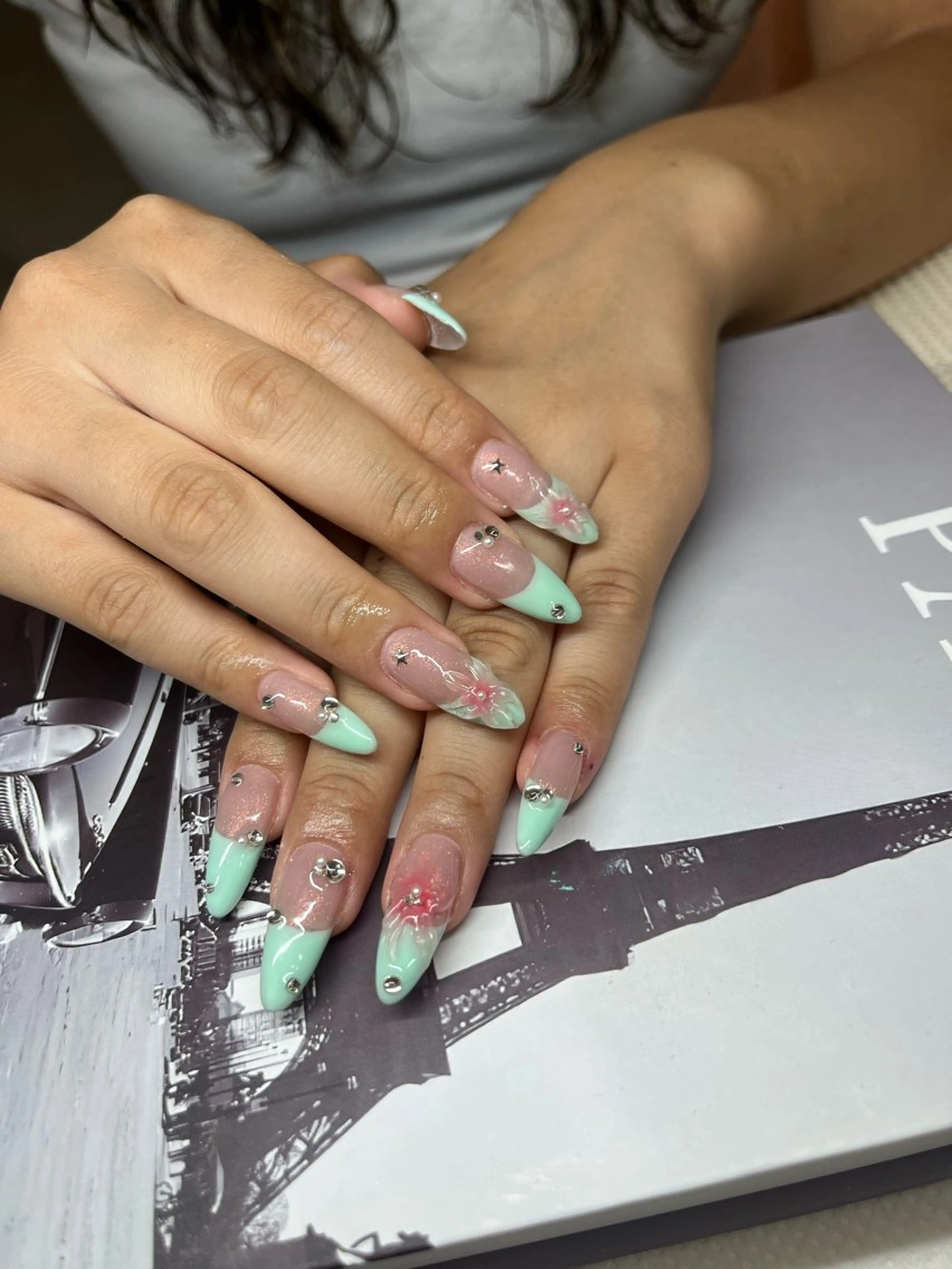 ネイル ハンドネイル ROSE ANA CHUO 本川越のネイルデザイン