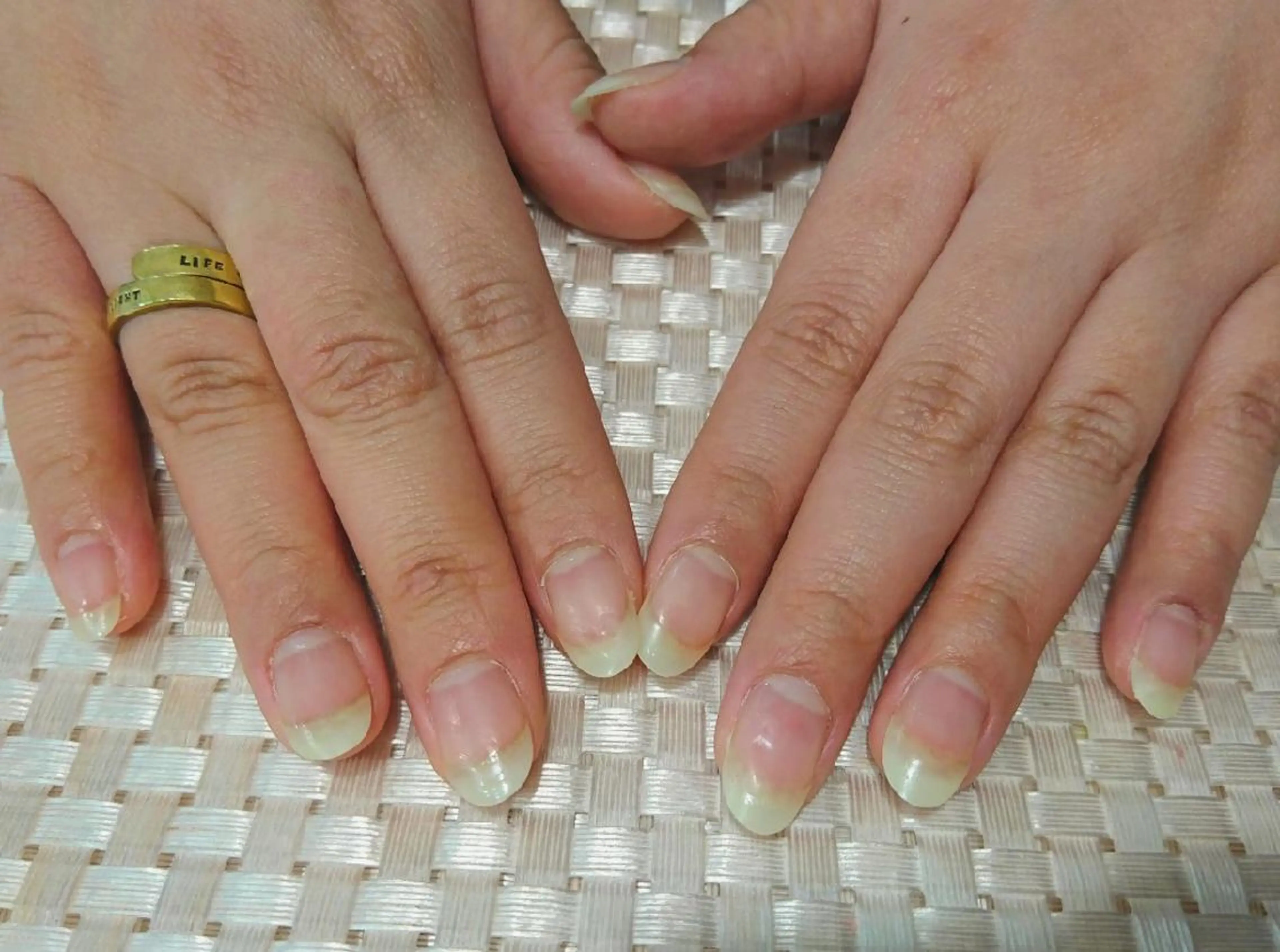 ネイル 長さ出し ジェルネイル みー shakushiroのネイルデザイン