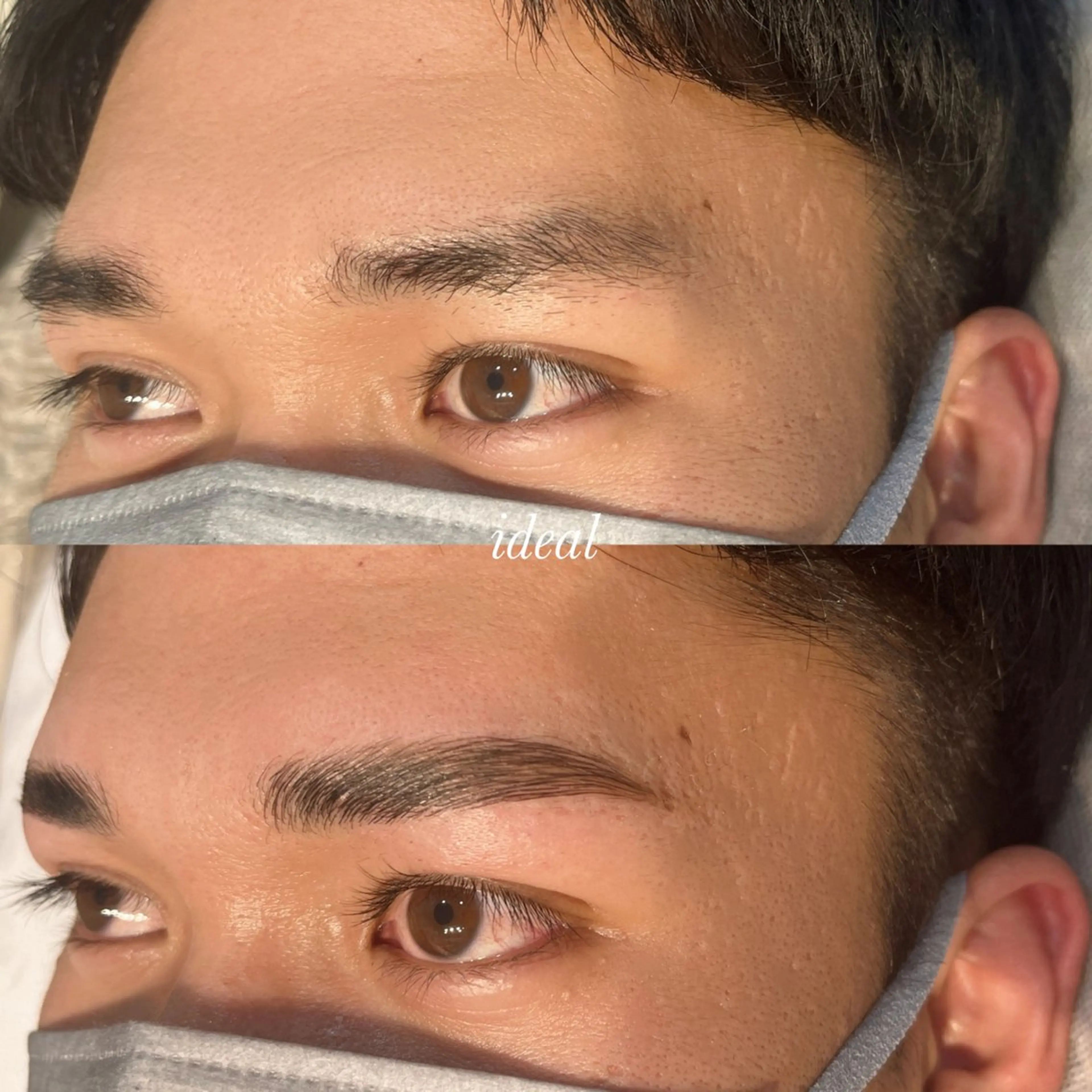 アイブロウ ハリウッドブロウリフト メンズアイブロウ ideal所属・ideal 大宮 宮本のマツエク・マツパデザイン