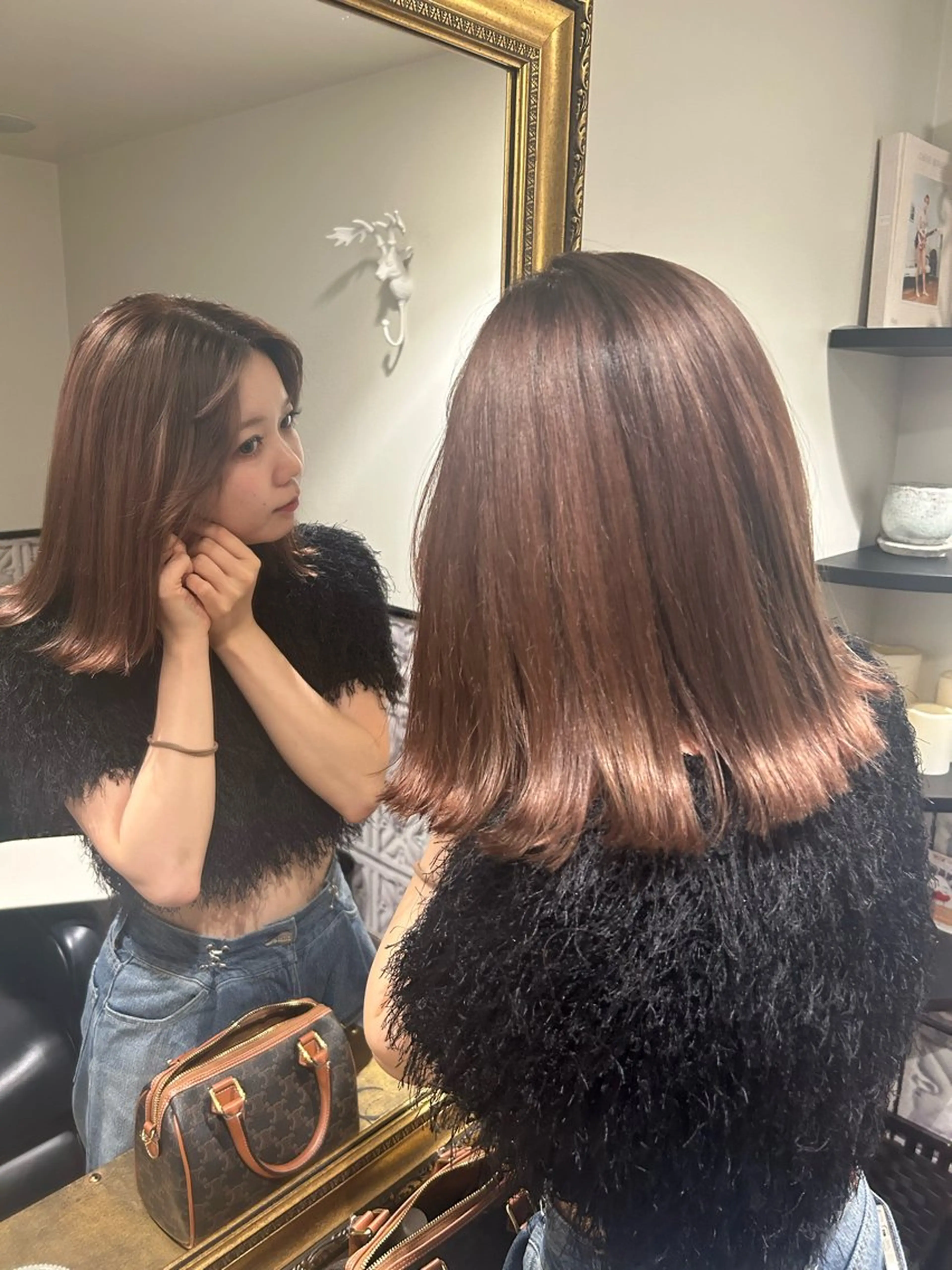 ショート カラー 🌟デザインカラー 久保悠那のヘアスタイル