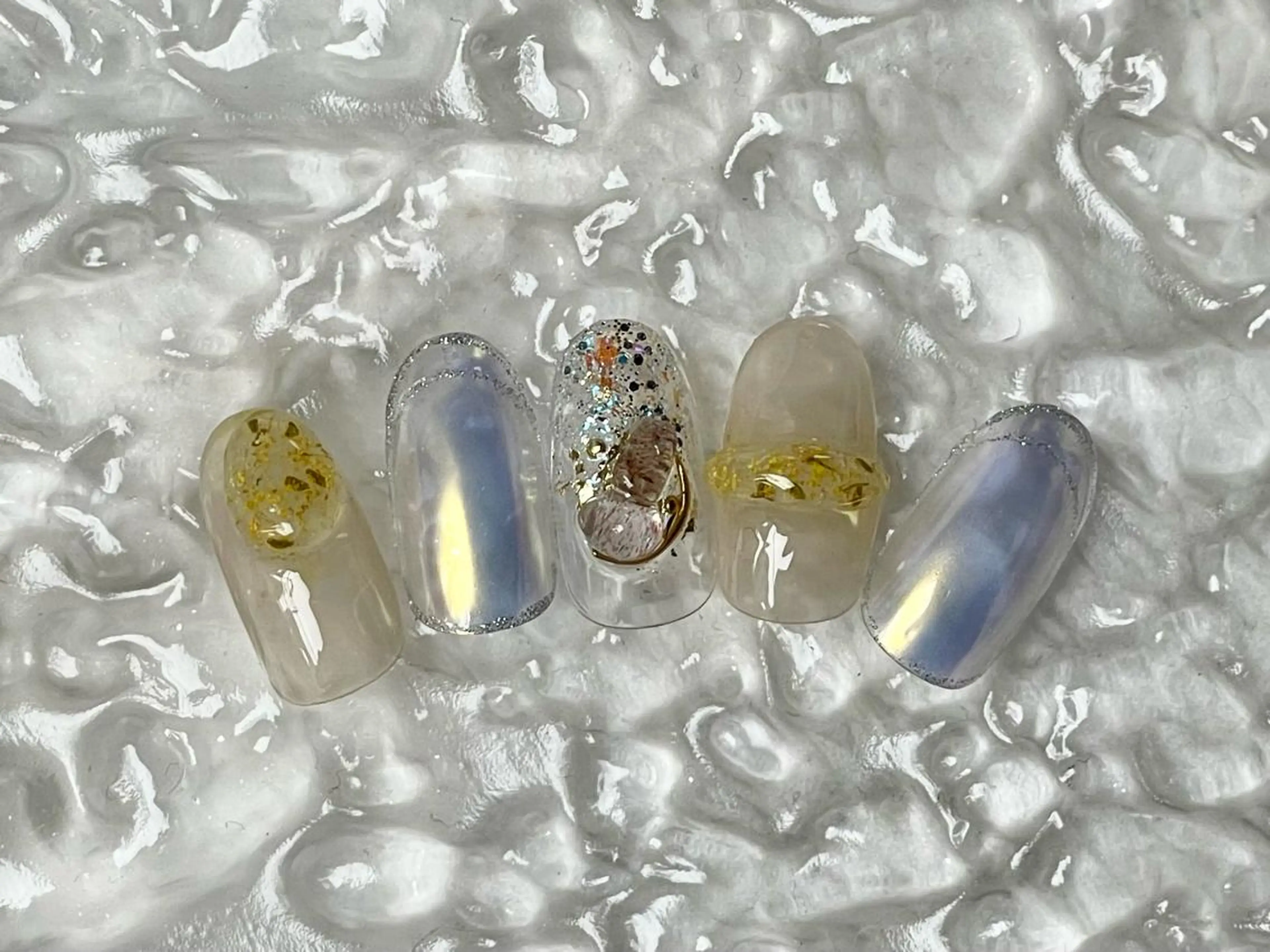 ネイル アートネイル ジェルネイル ニュアンスネイル オフィスネイル シンプルネイル ハンドネイル kinjo yuaのネイルデザイン