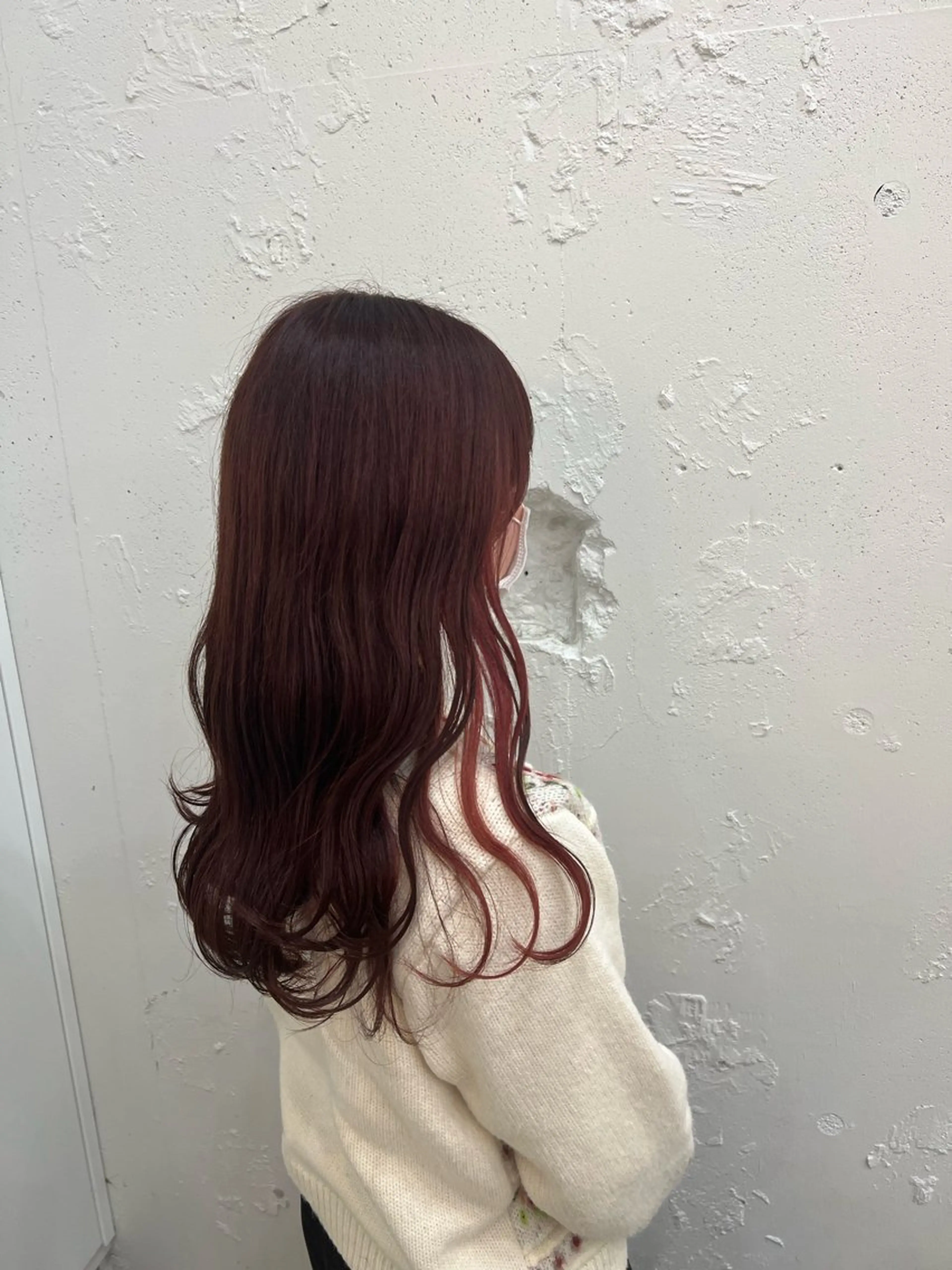 ロング カラー ROMMY.所属・ナカノユウ/本厚木/ レイヤーカットのヘアスタイル