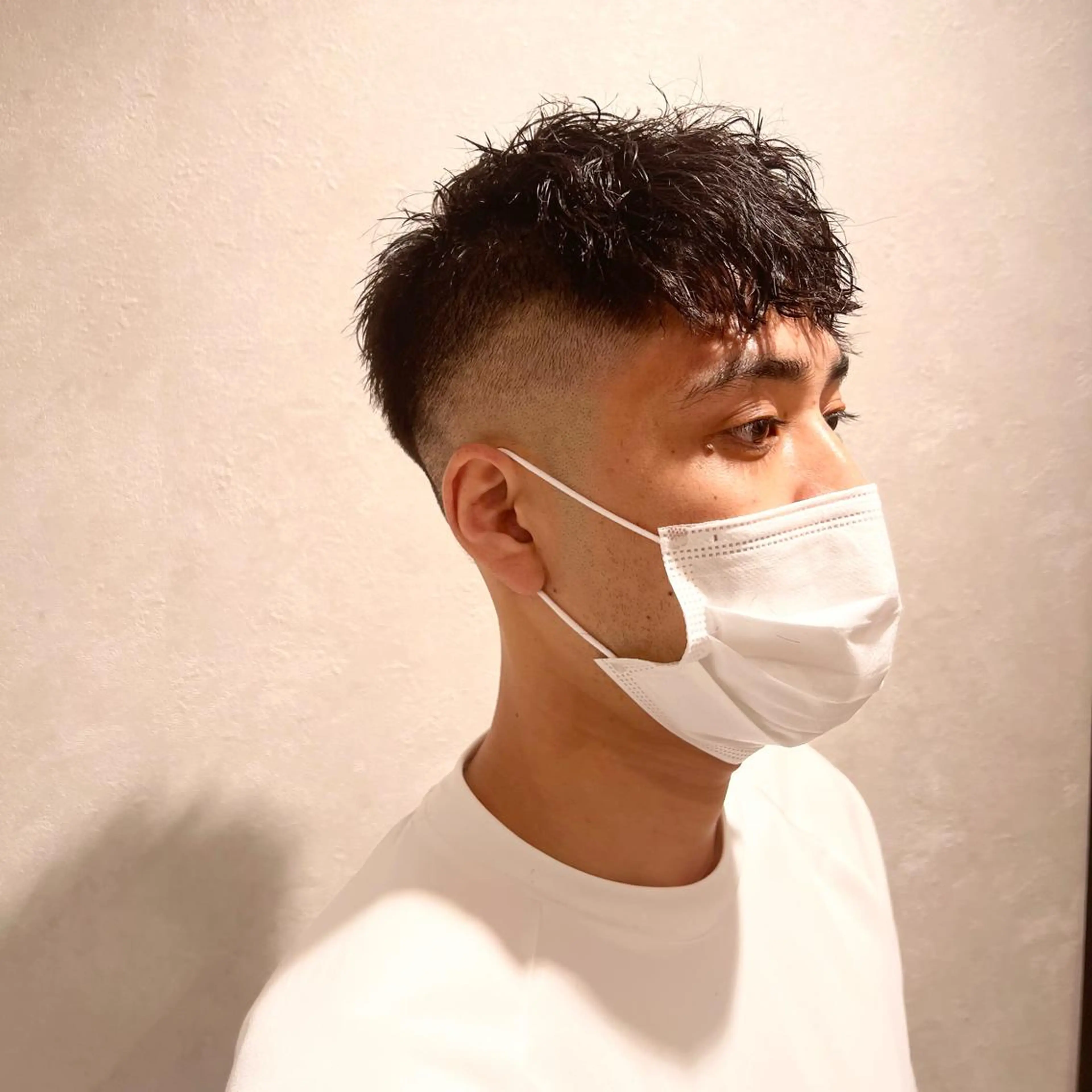 パーマ メンズ フェードカット メンズパーマ スキンフェード 波巻きパーマ スパイラルパーマ カット 縮毛矯正 Camishi所属・瀬野凌介/メンズ カット/パーマのヘアスタイル