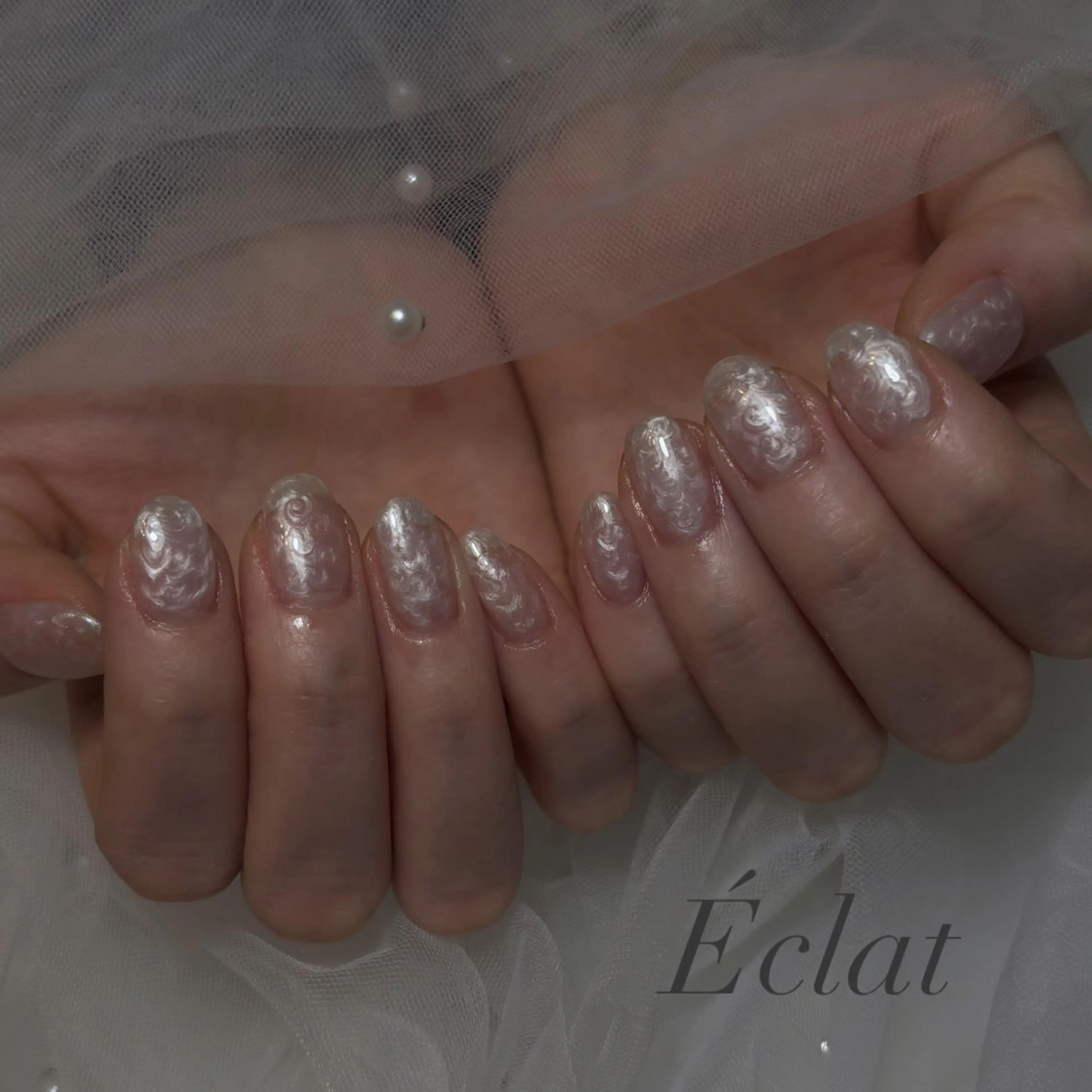 ネイル ワンカラーネイル ハンドネイル nail salon Éclatのネイルデザイン