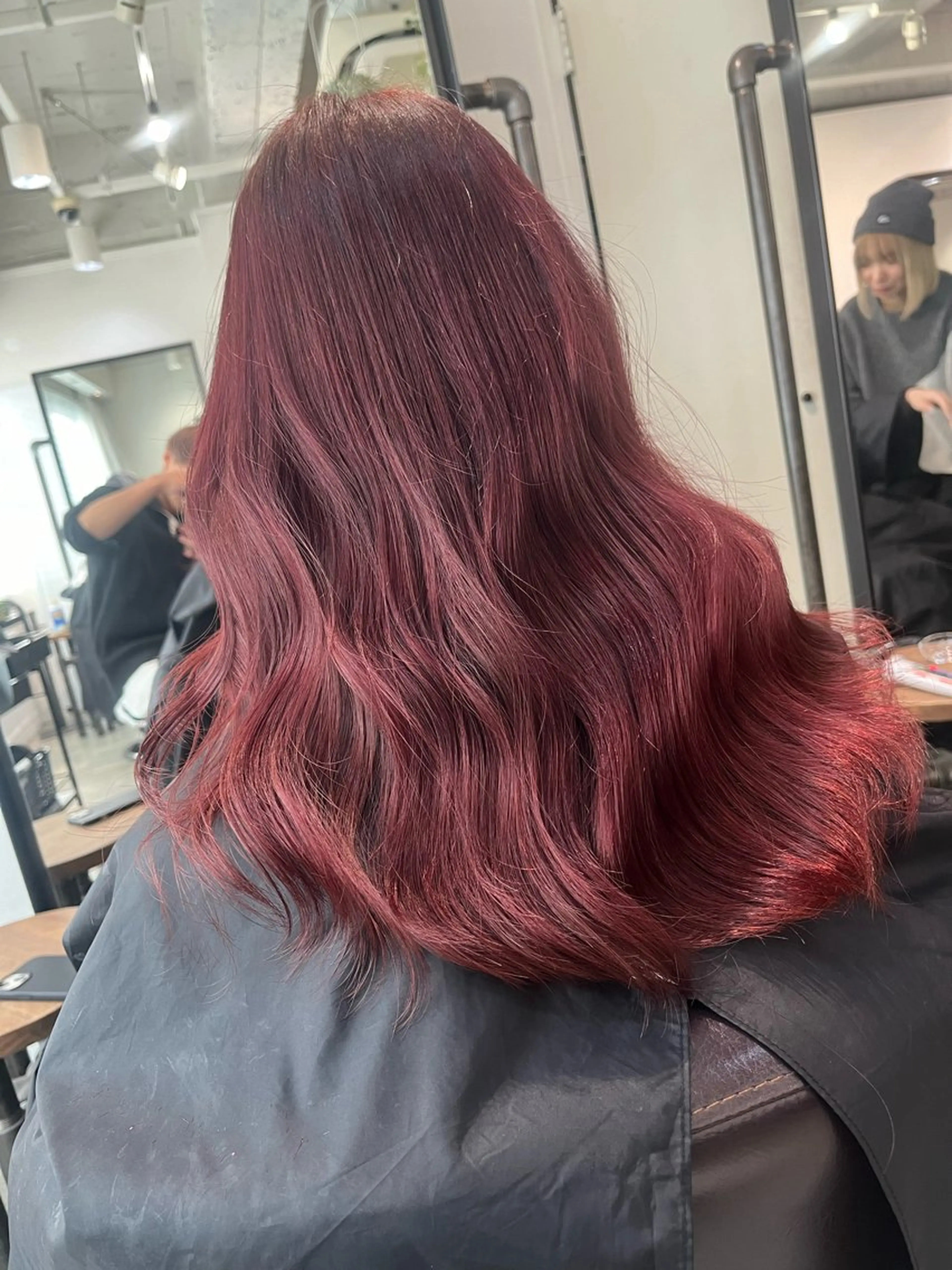 ロング カット ヘアカラー トリートメント 🌈カラー特化 ハイトーンけいと🌈のヘアスタイル