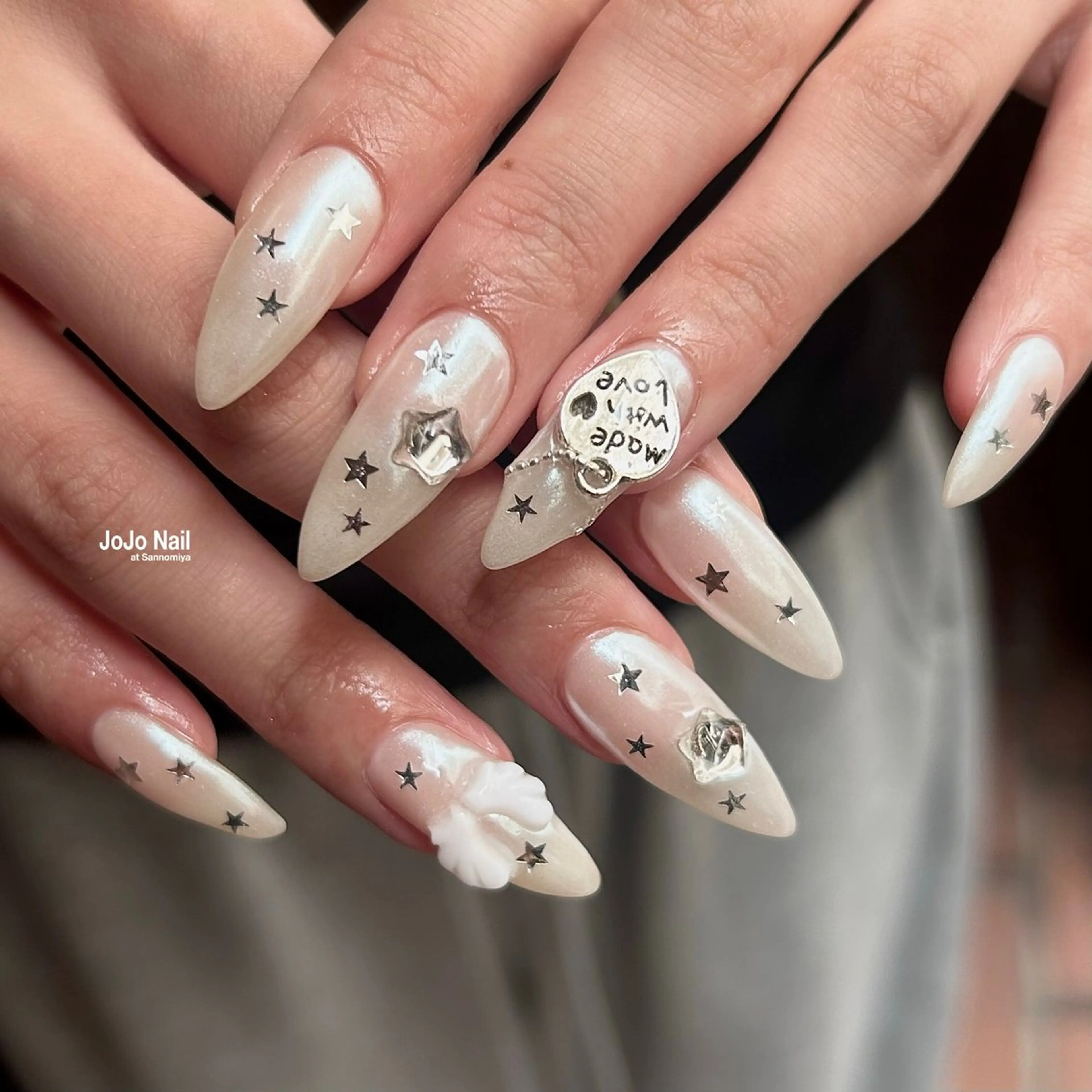 【🍀12月限定価格】長さ出し10本+art90 (時間内デザインし放題)の写真