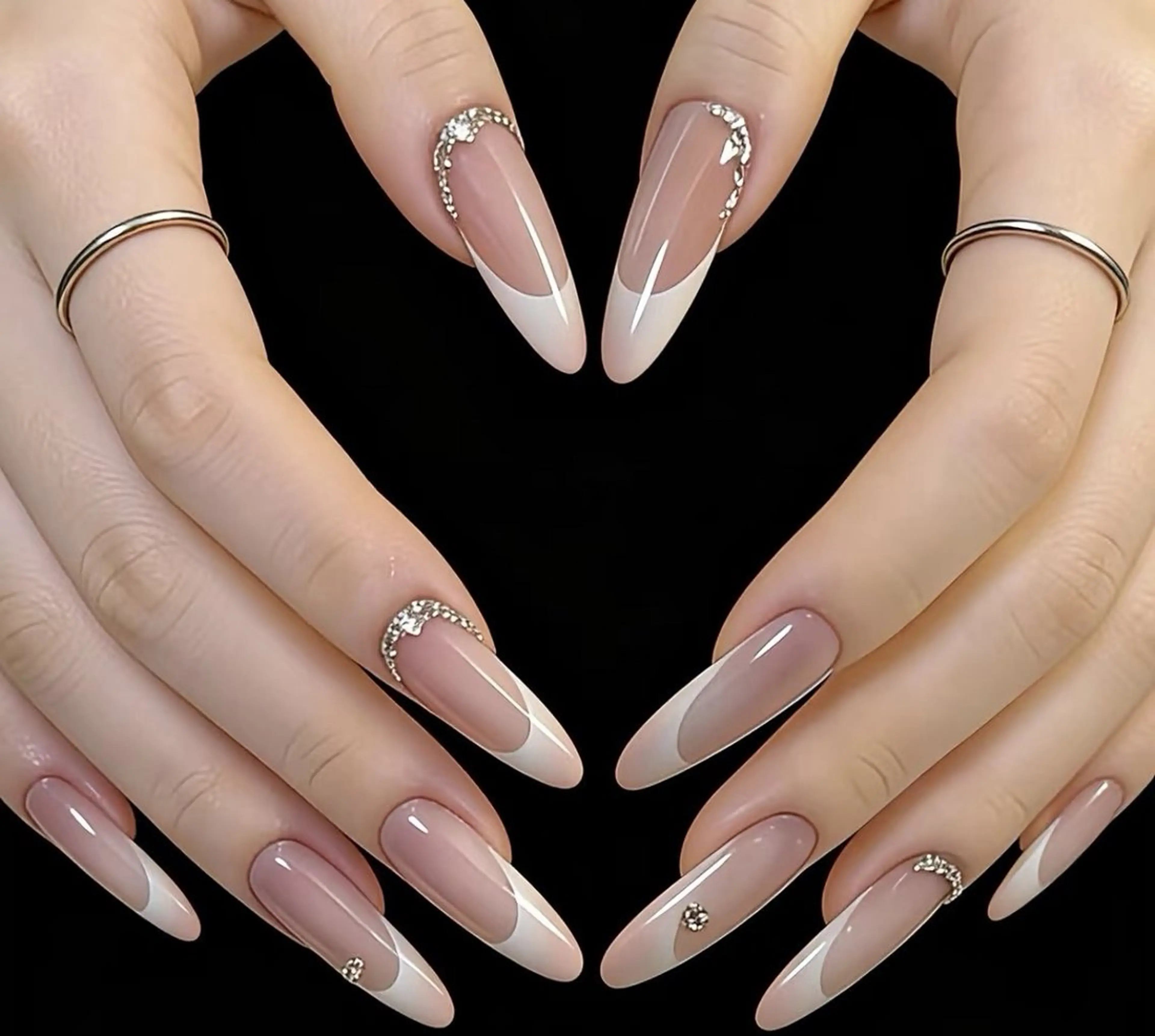 ネイル オーロラネイル 成人式 フットネイル フレンチネイル ジェルネイル ハンドネイル 長さだし専門 ありさのネイルデザイン