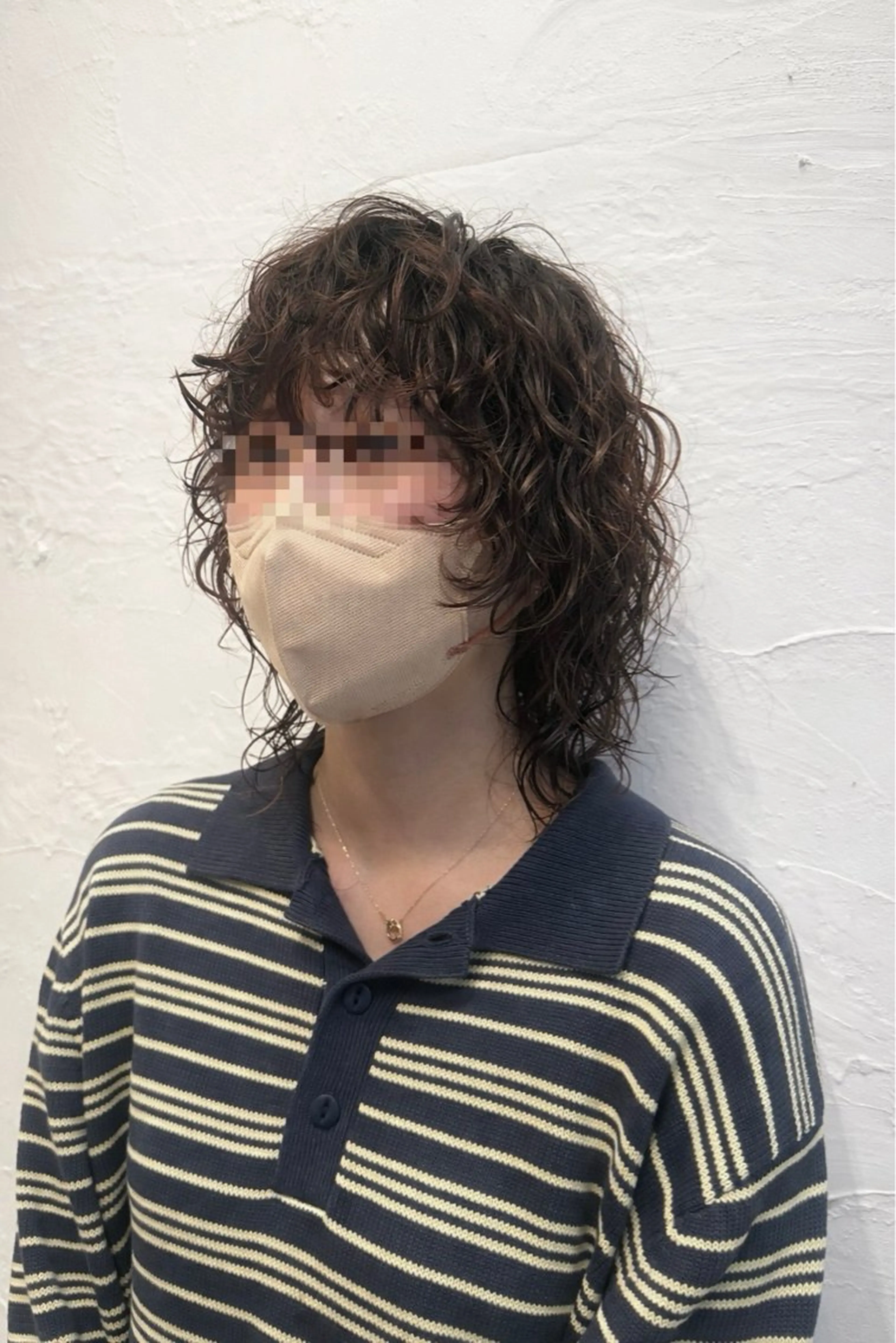 セミロング セミロングパーマ レイヤーカット HALB所属・大園 晃のヘアスタイル