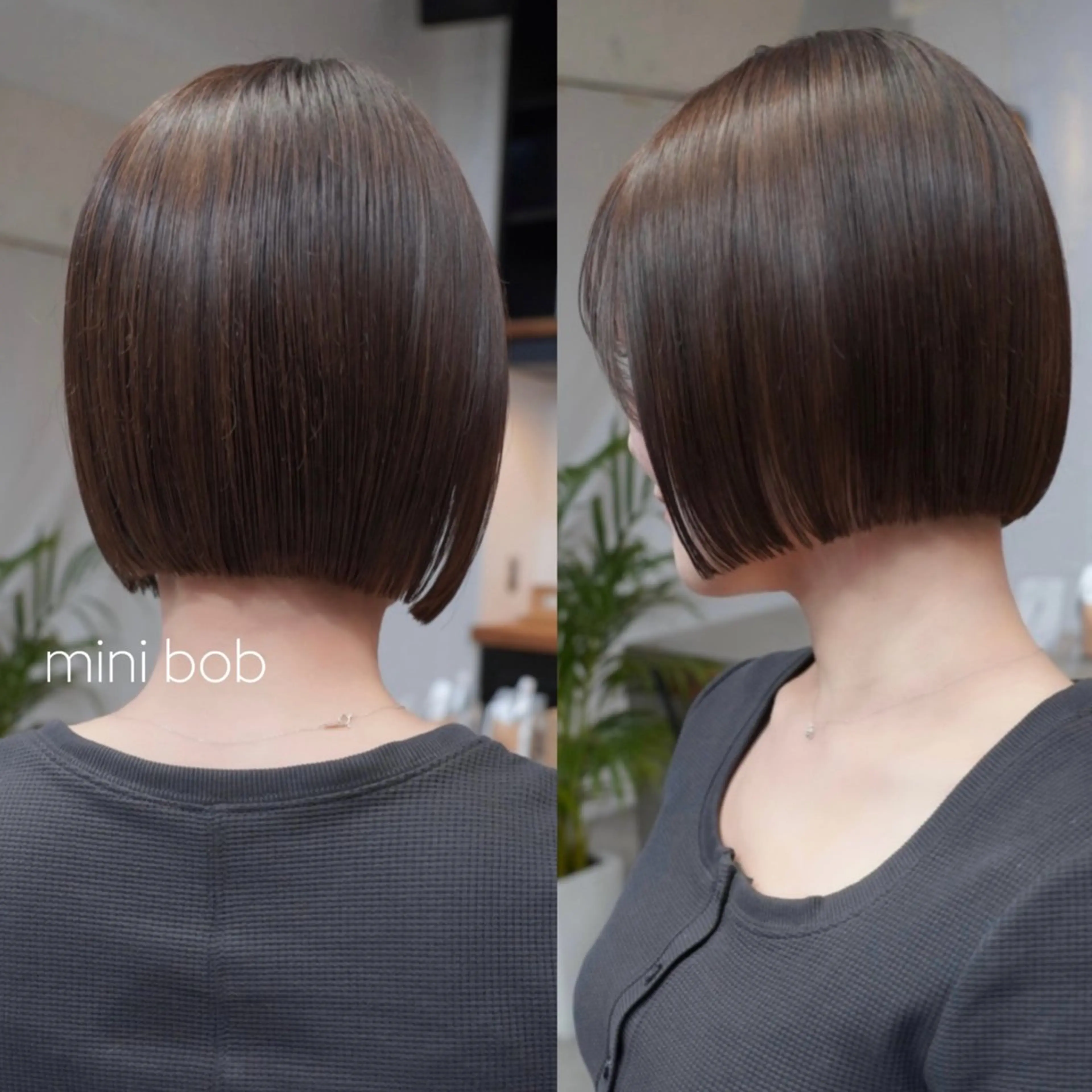 ショート カット トリートメント i.+FERiCIA.所属・ボブ／アンニュイ 🌷しだひめな🌷のヘアスタイル