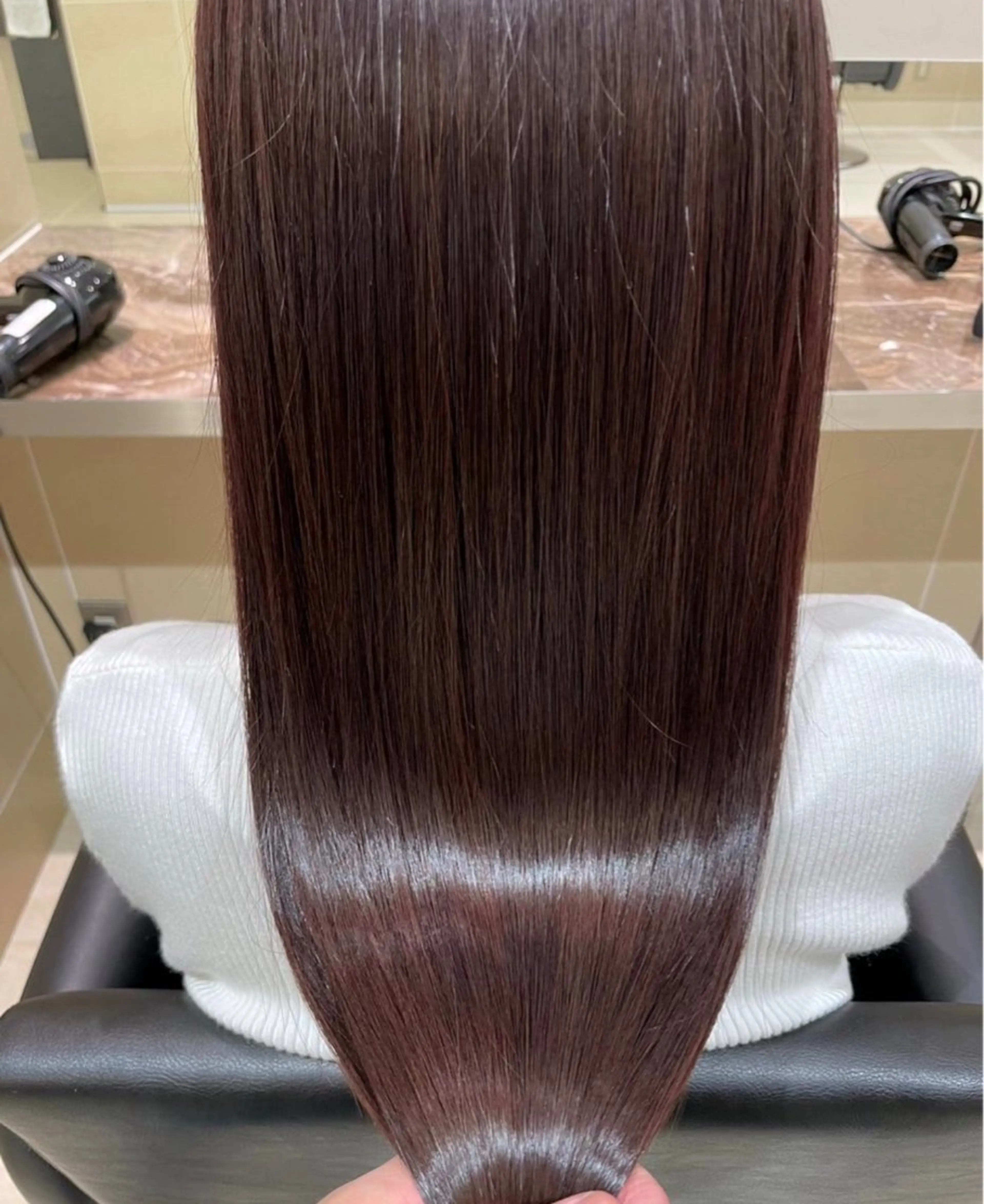 ロング 白石 愛奏のヘアスタイル